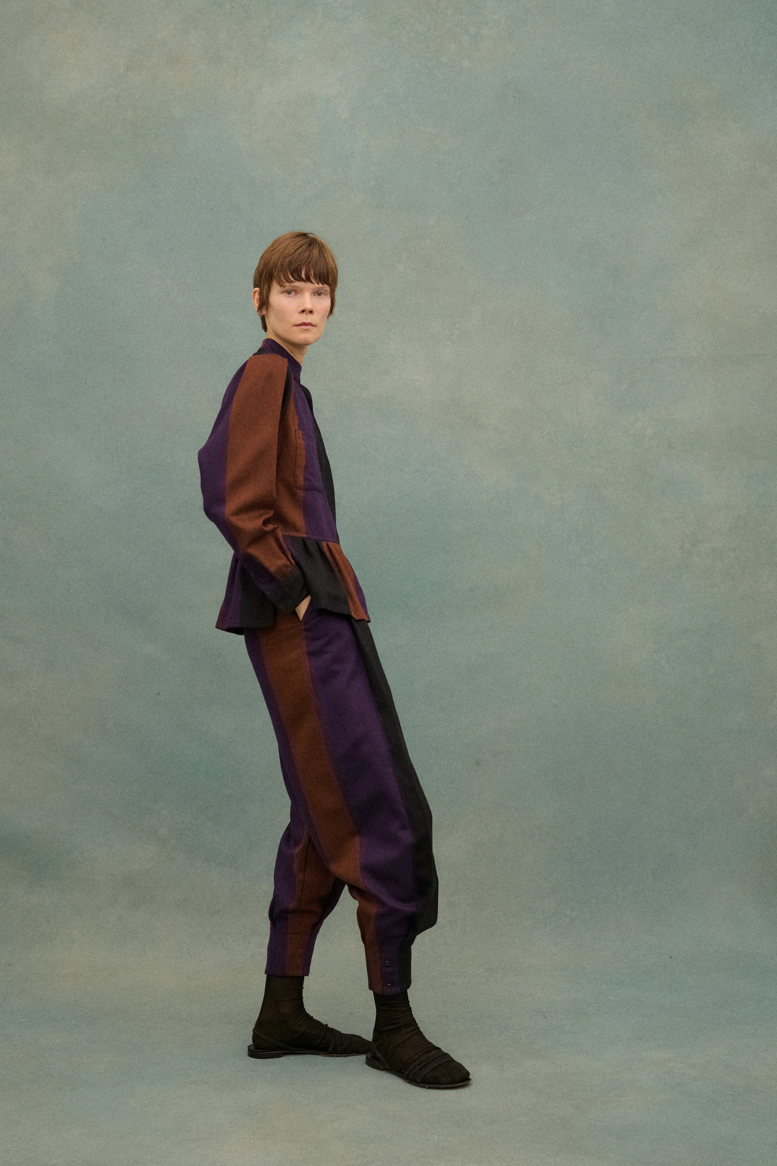 1980s Kenzo Stripe Ensemble - Image 14