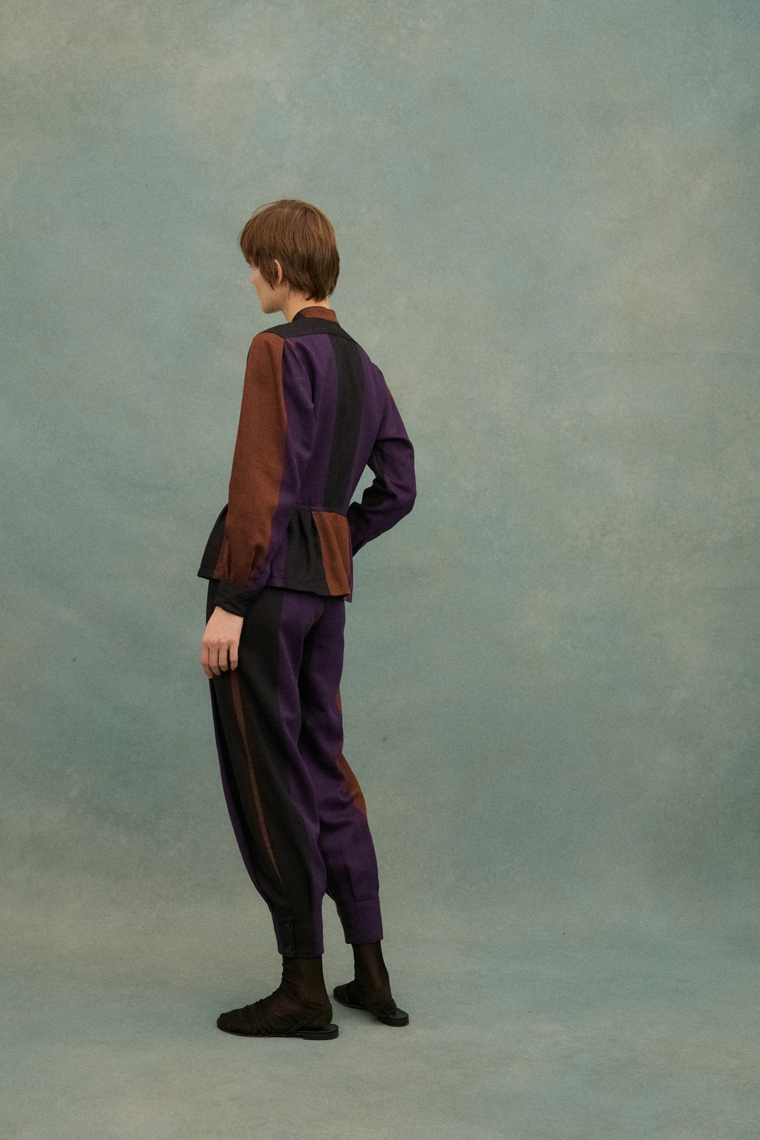 1980s Kenzo Stripe Ensemble - Image 3