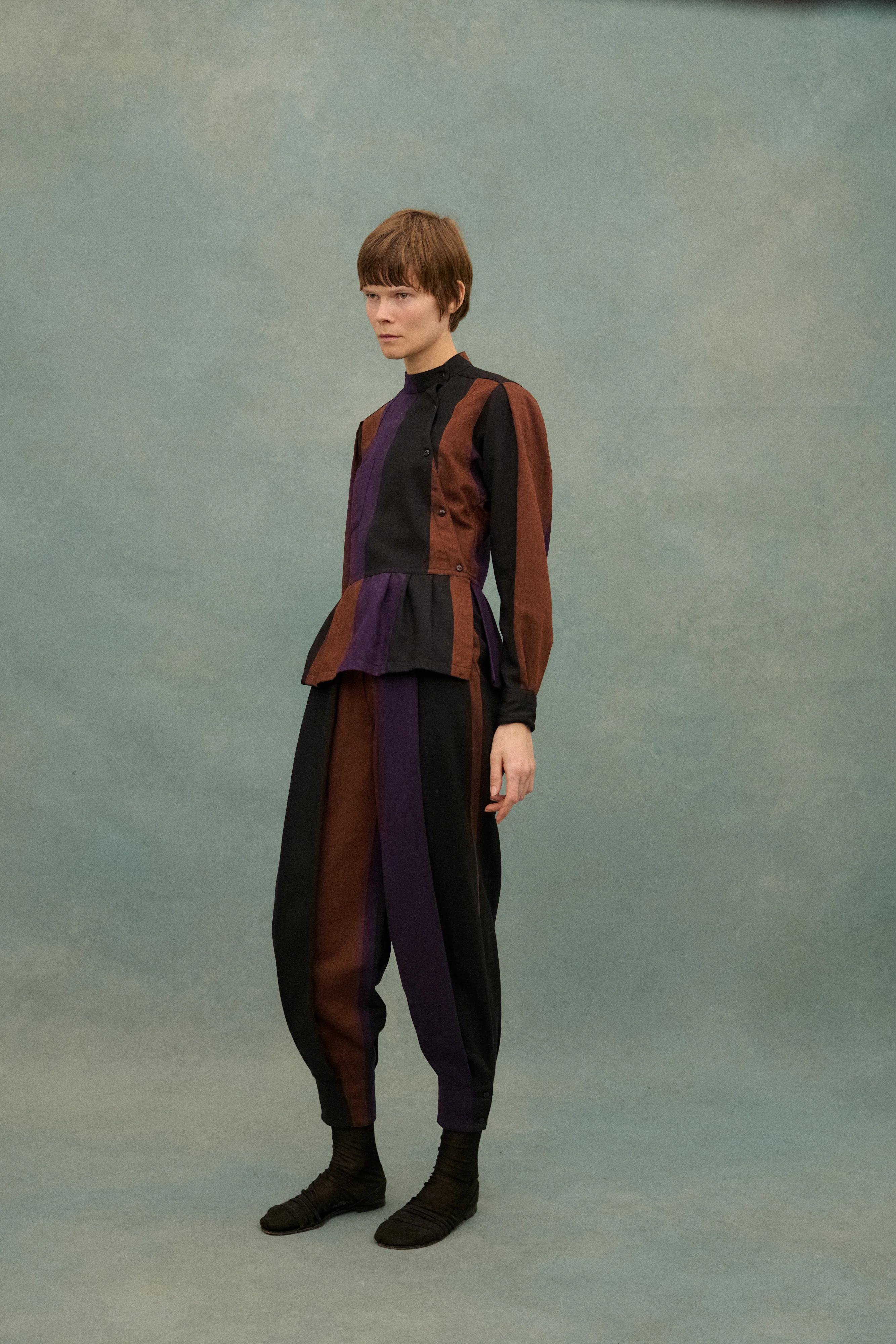 1980s Kenzo Stripe Ensemble - Image 7