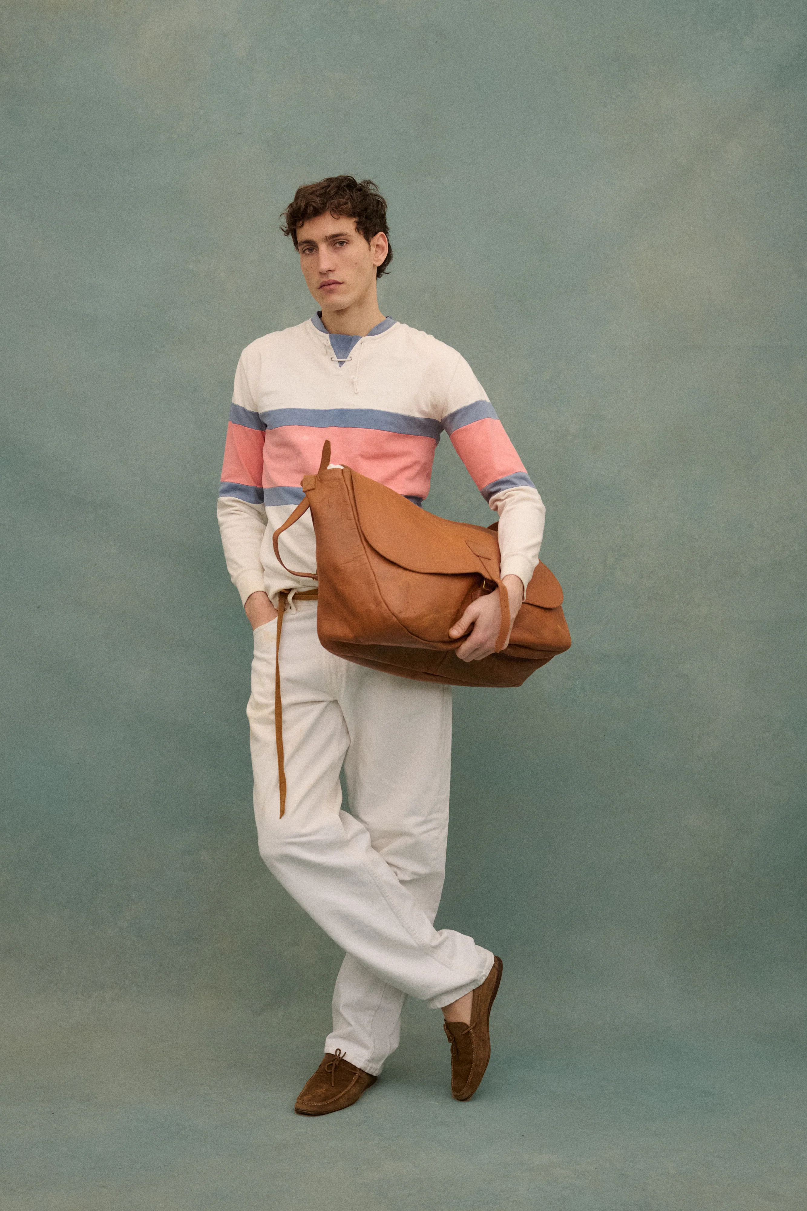 Leather Messanger Bag - Image 10
