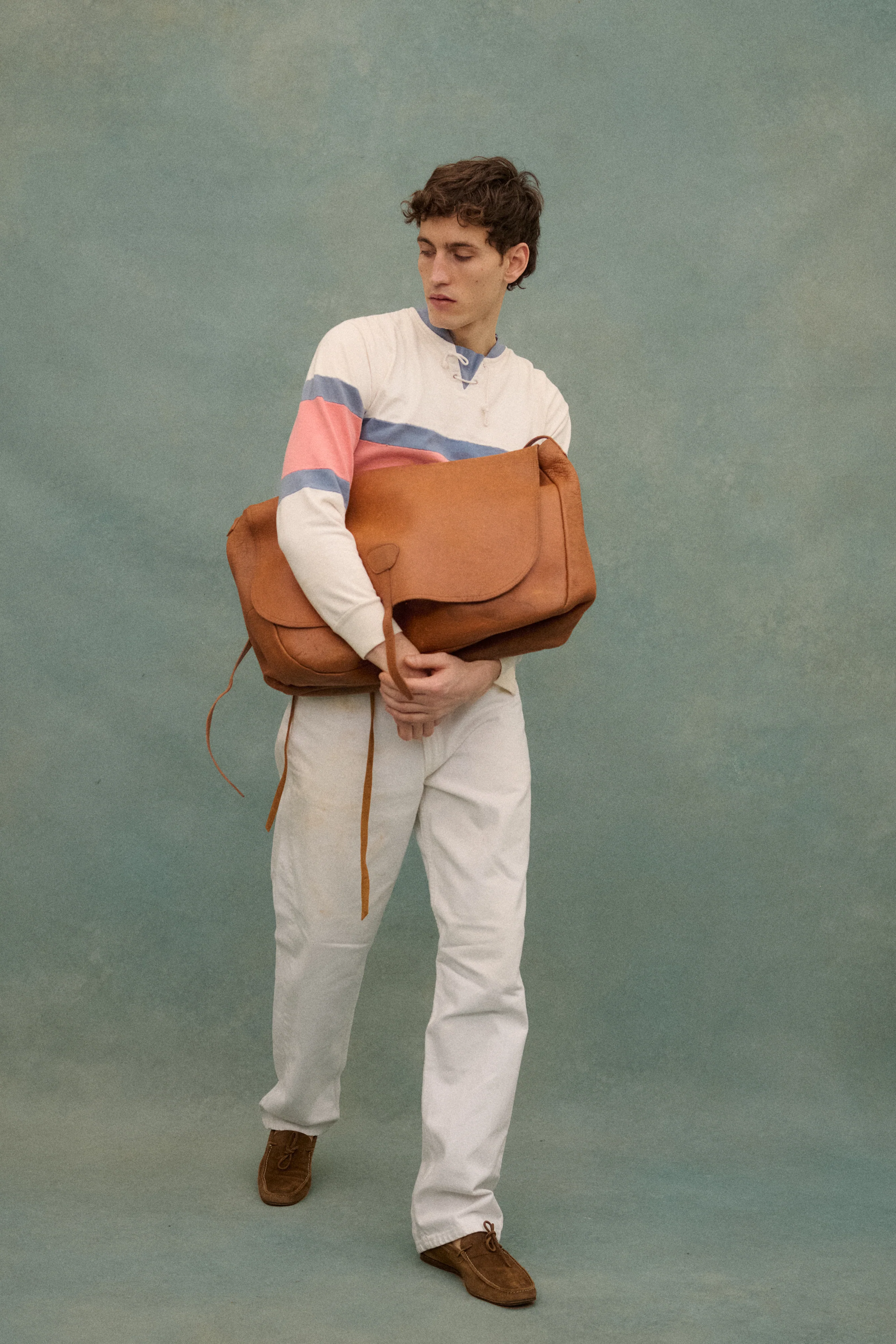 Leather Messanger Bag - Image 16