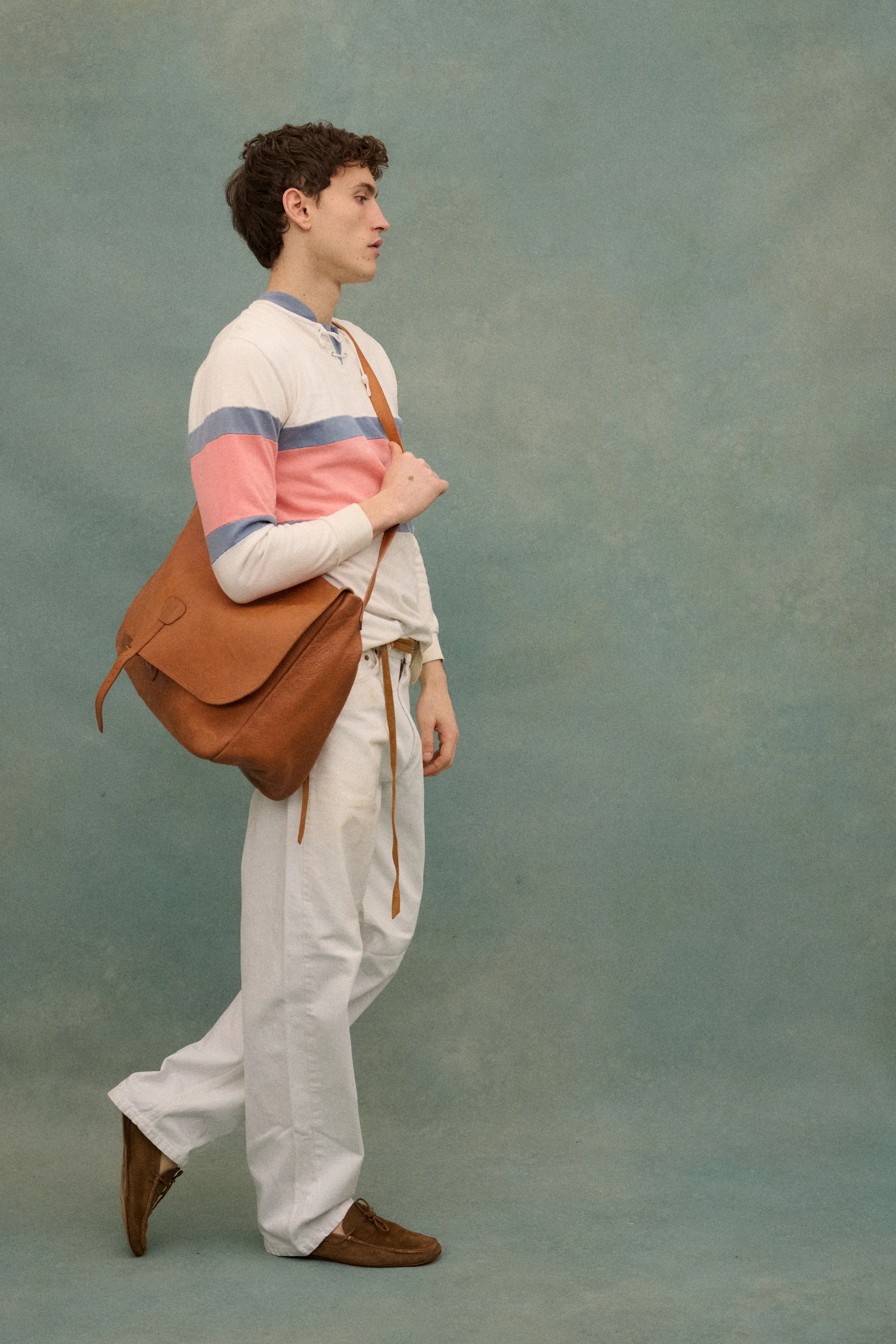 Leather Messanger Bag - Image 19