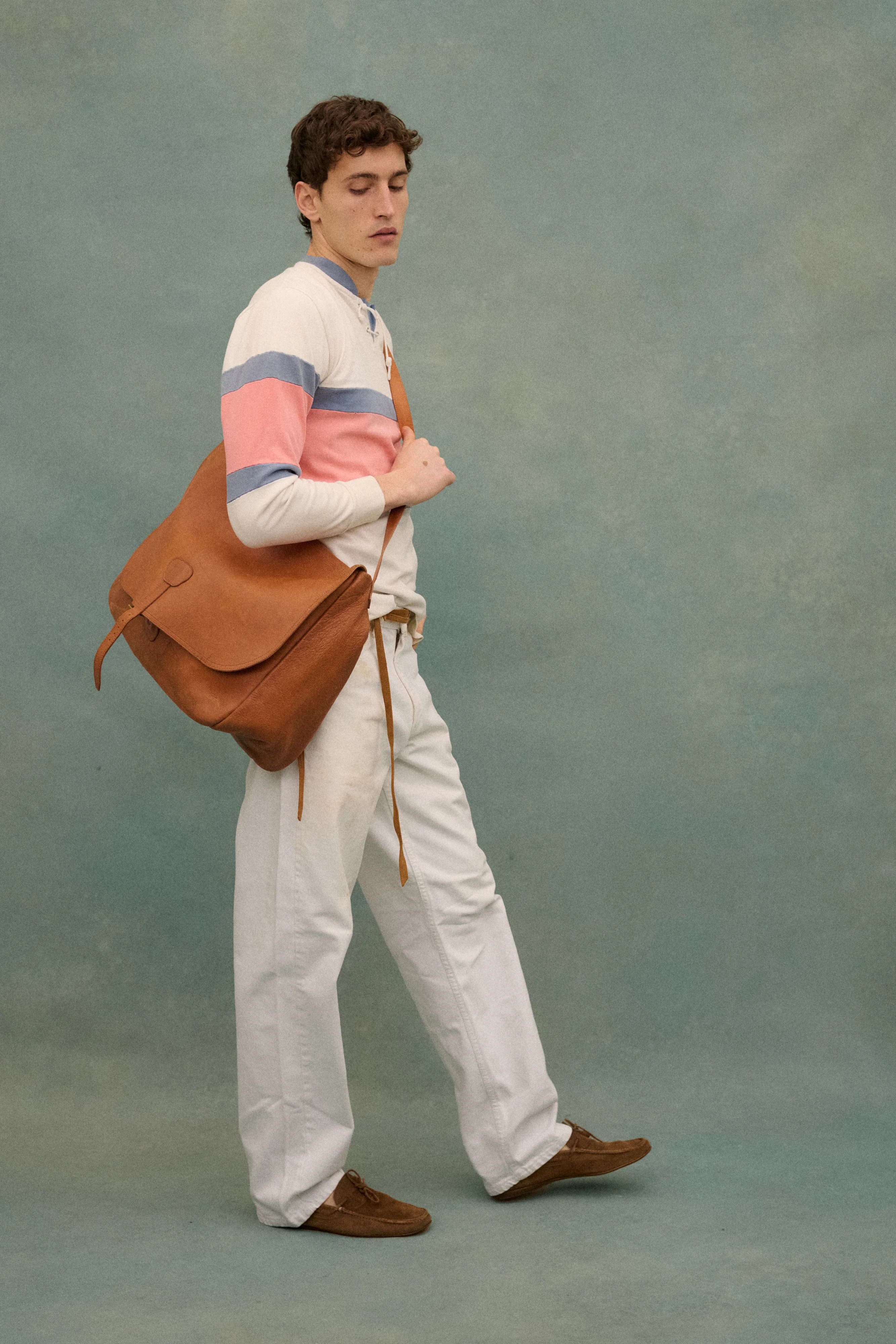 Leather Messanger Bag - Image 3