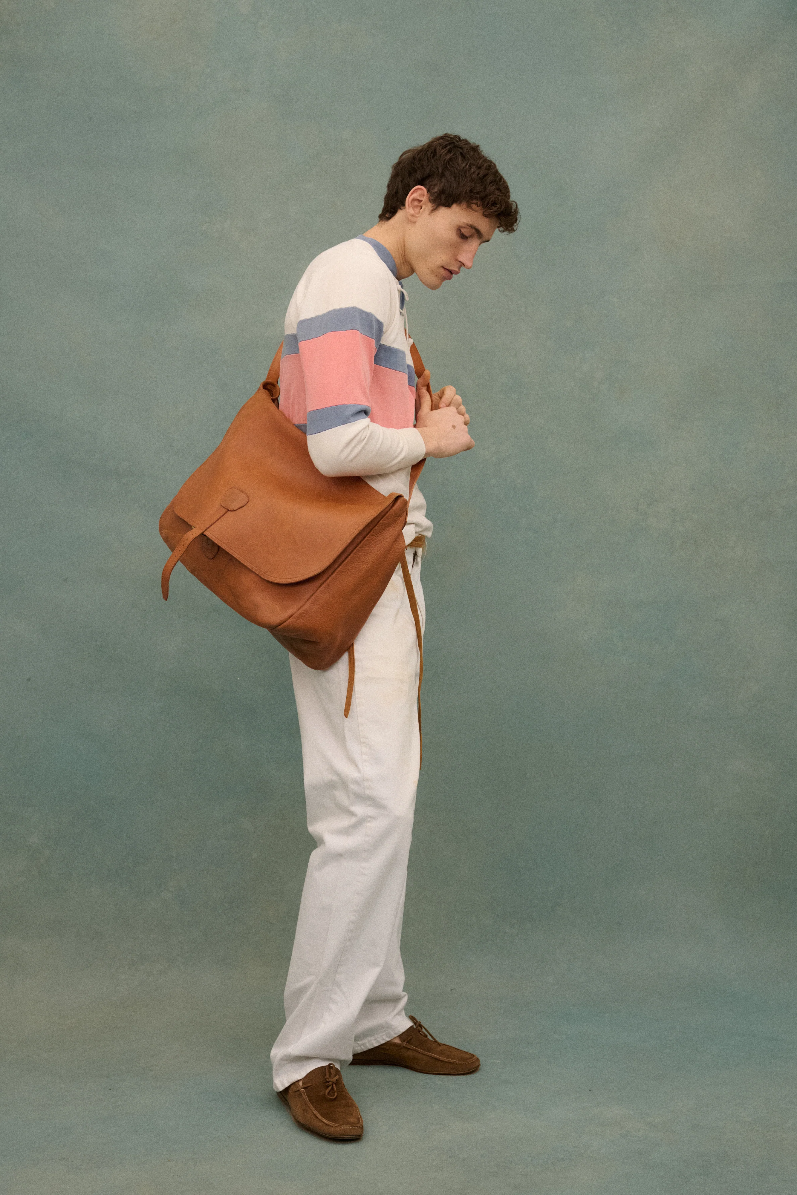 Leather Messanger Bag - Image 5