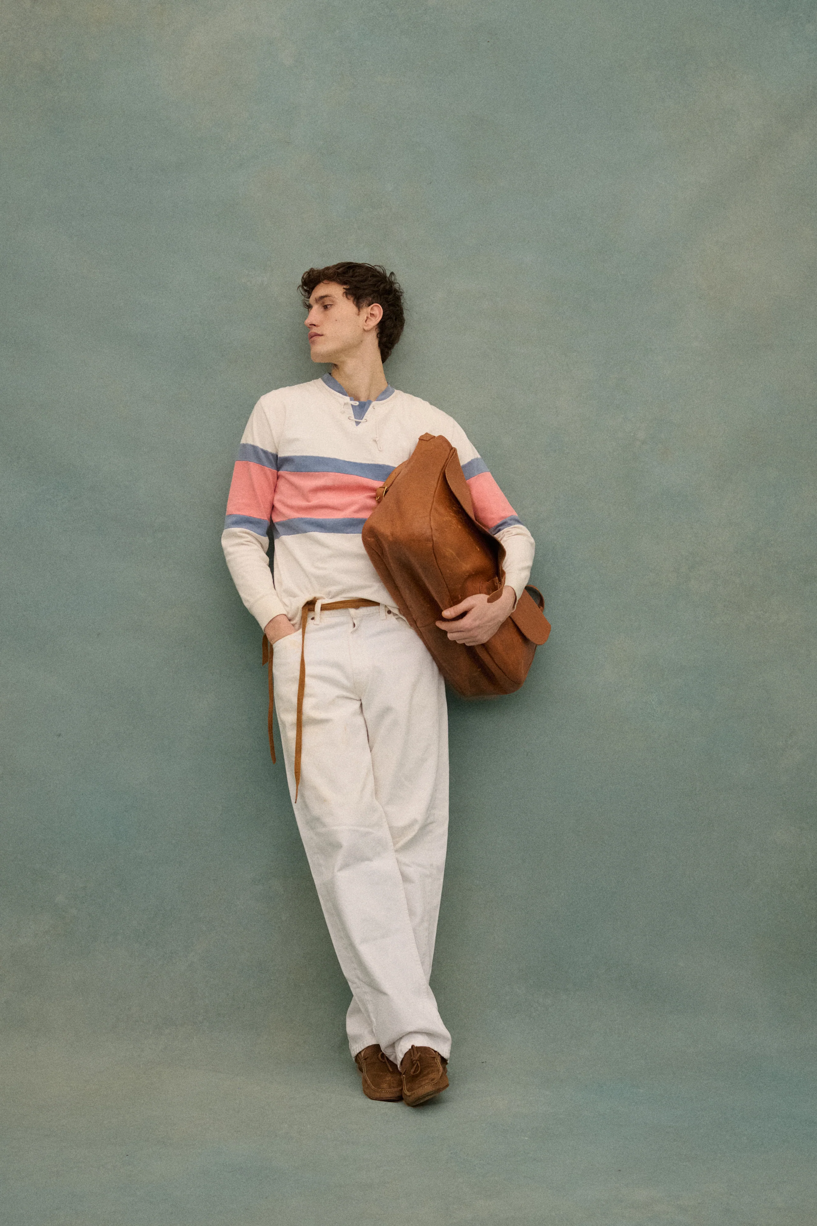 Leather Messanger Bag - Image 6