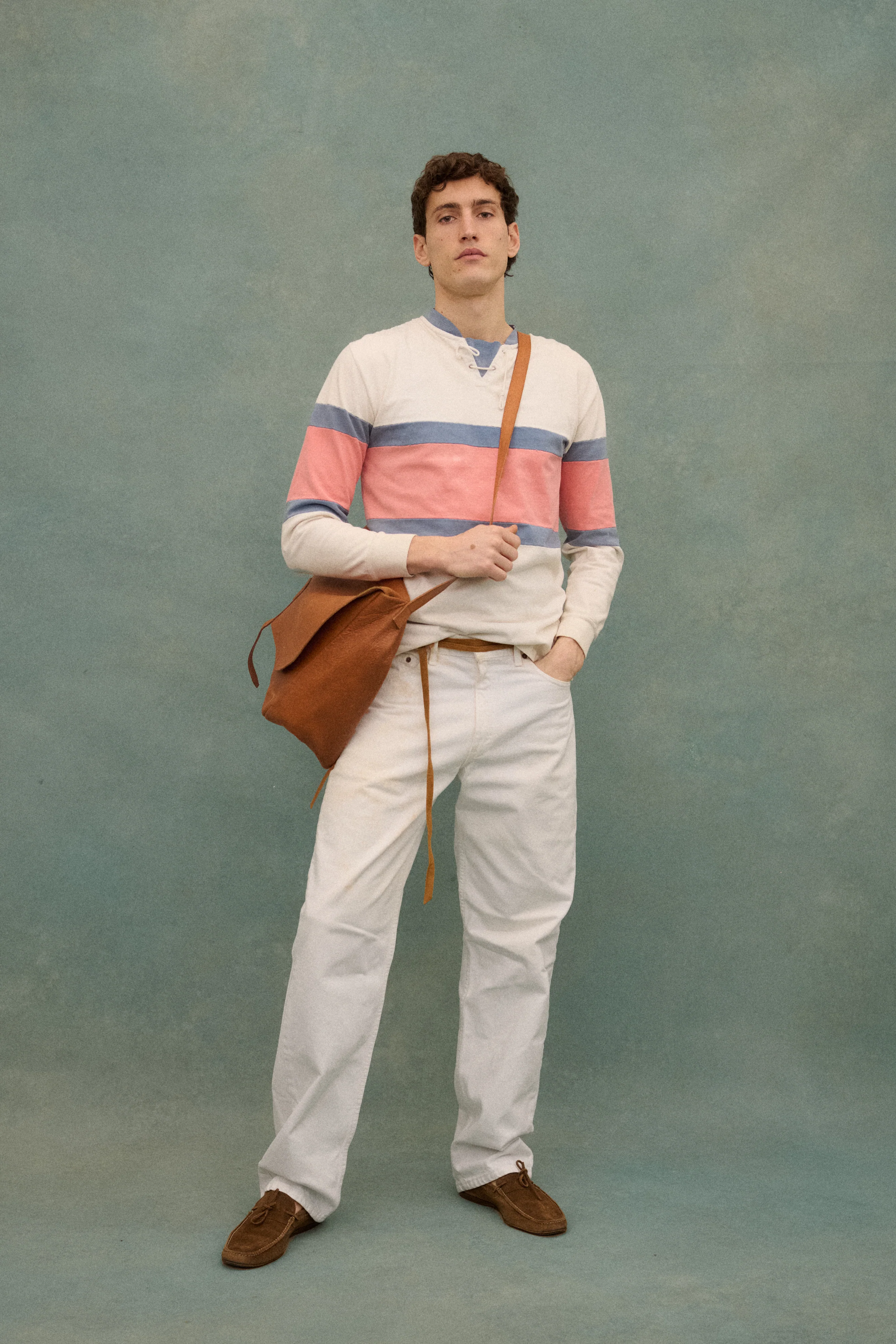 Leather Messanger Bag - Image 7