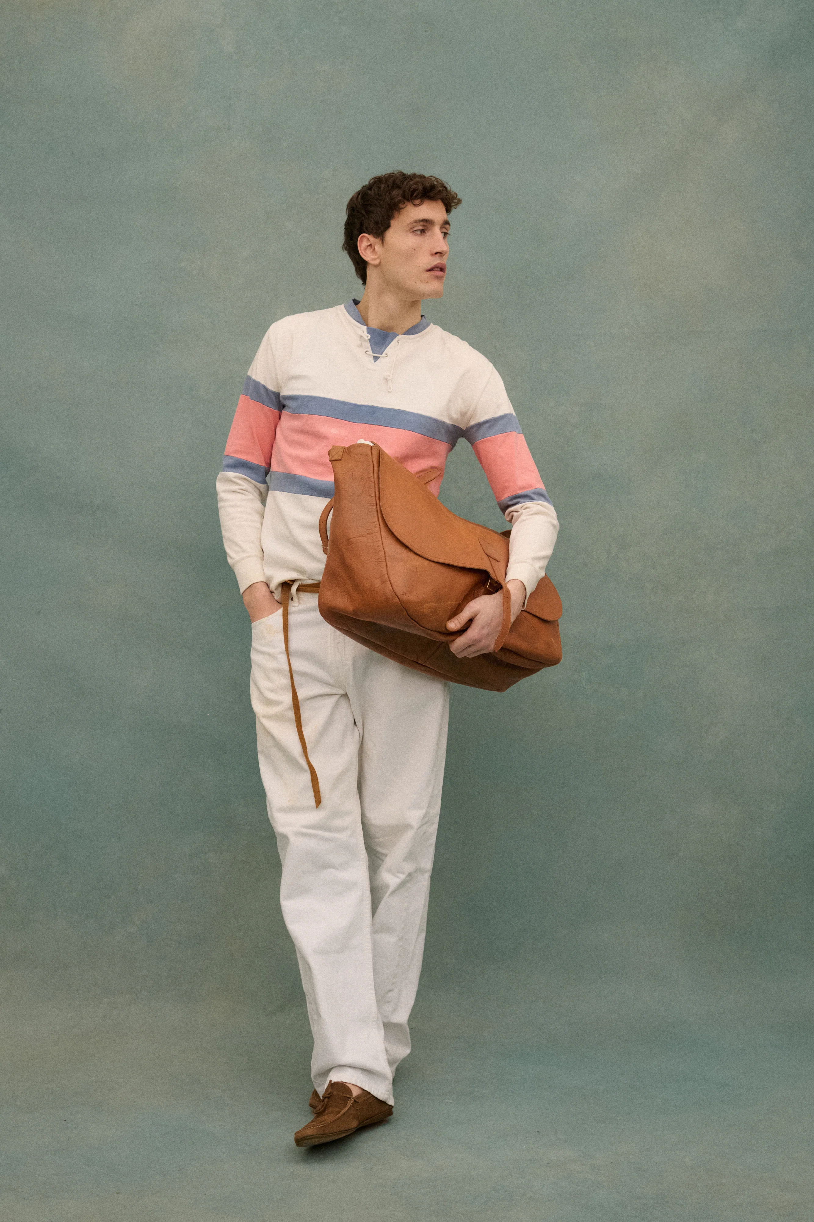 Leather Messanger Bag - Image 9