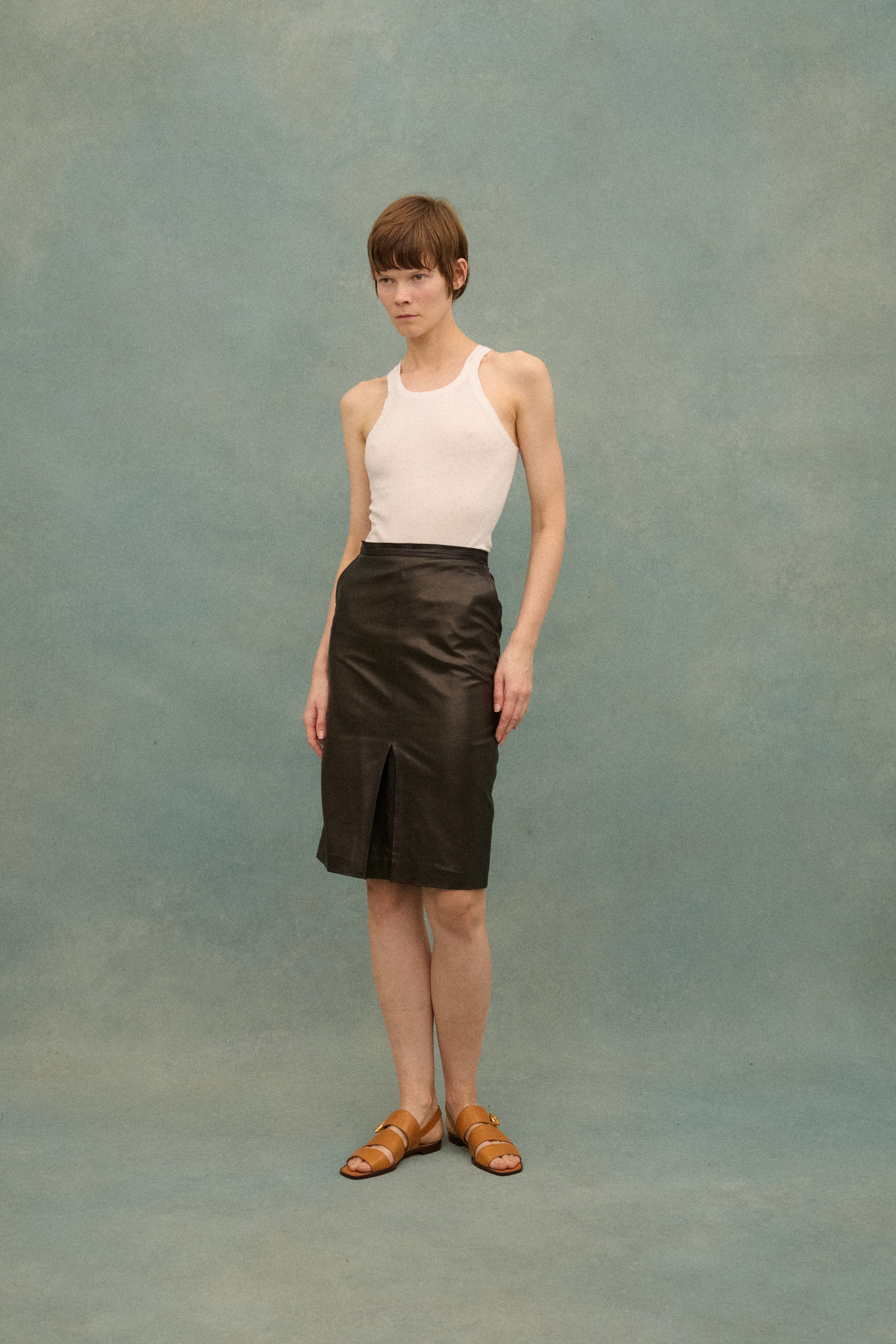 Ysl Leather Skirt - Image 4