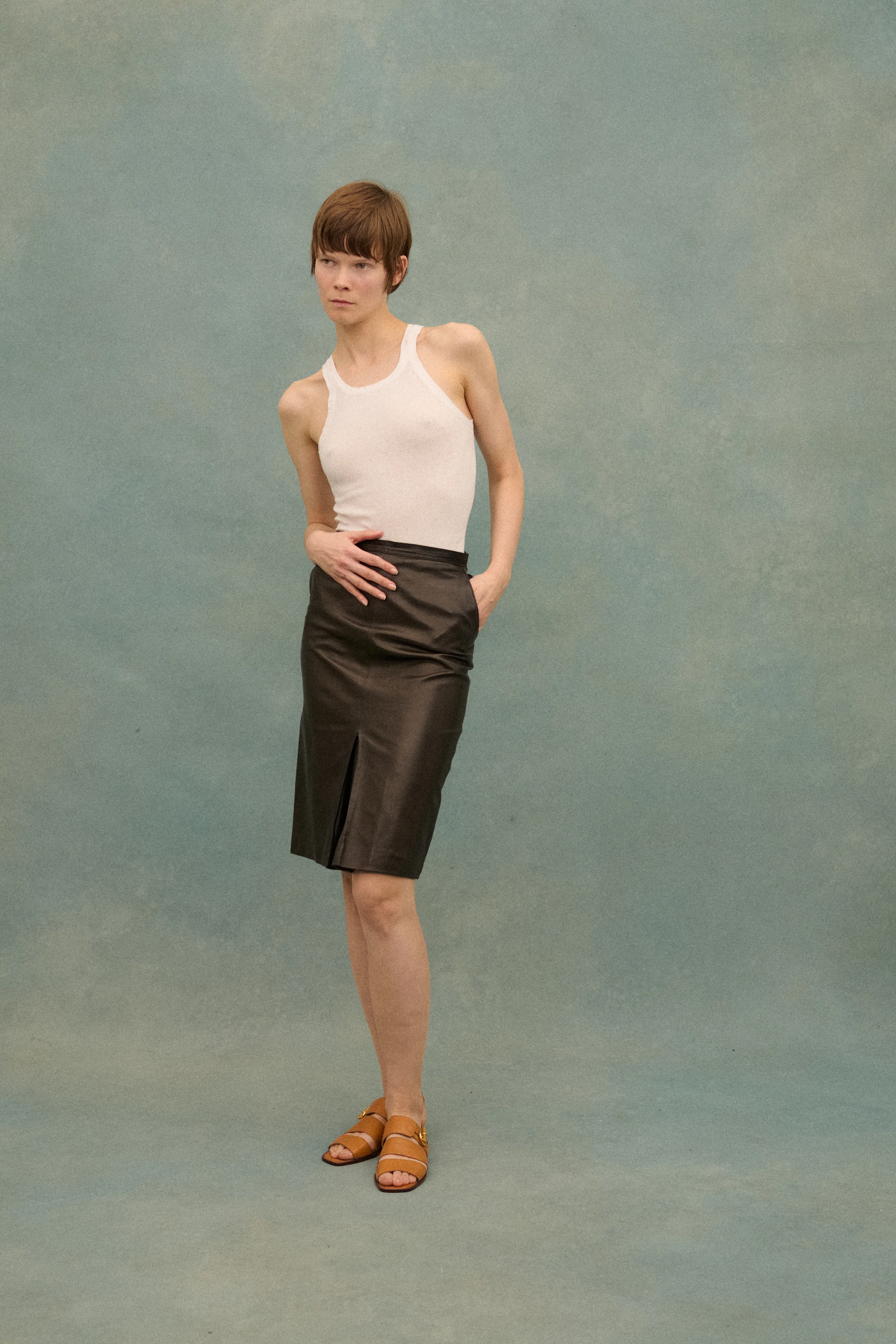 Ysl Leather Skirt - Image 7