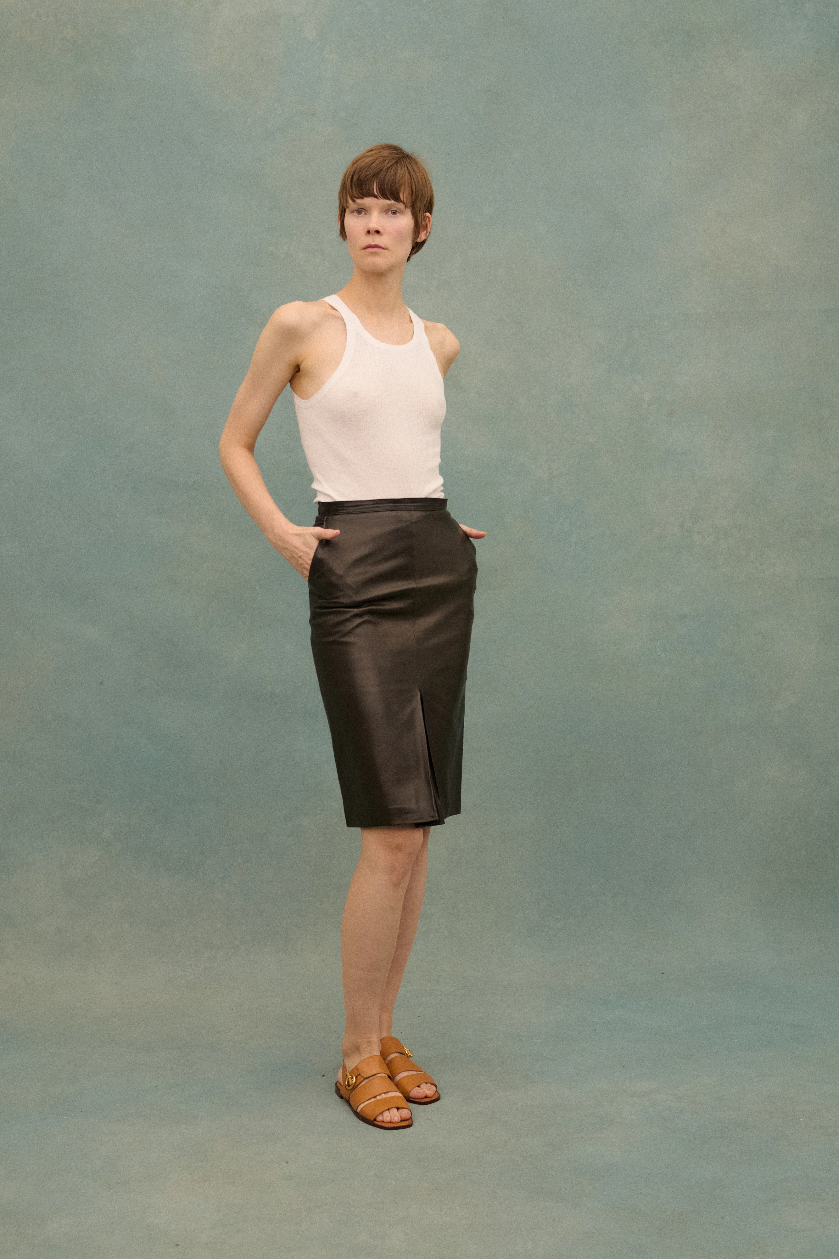 Ysl Leather Skirt - Image 8