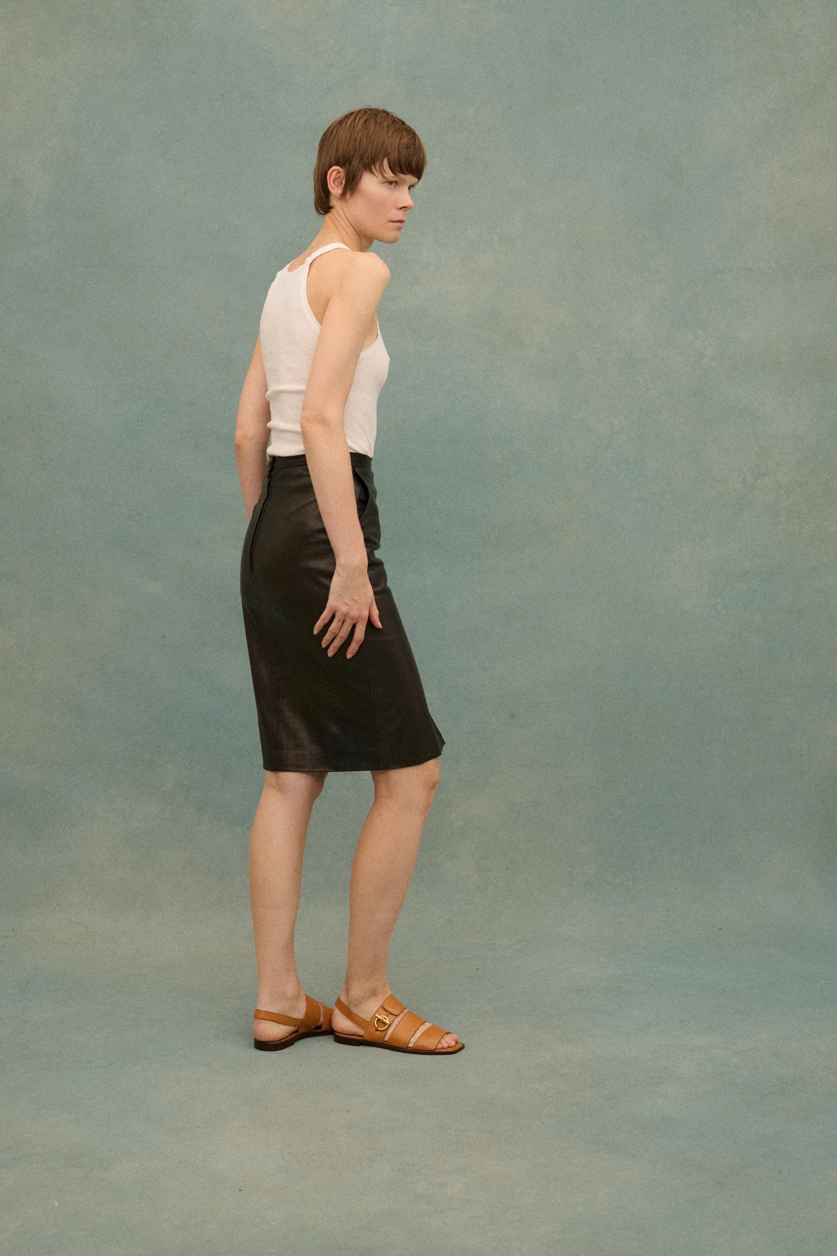 Ysl Leather Skirt - Image 9