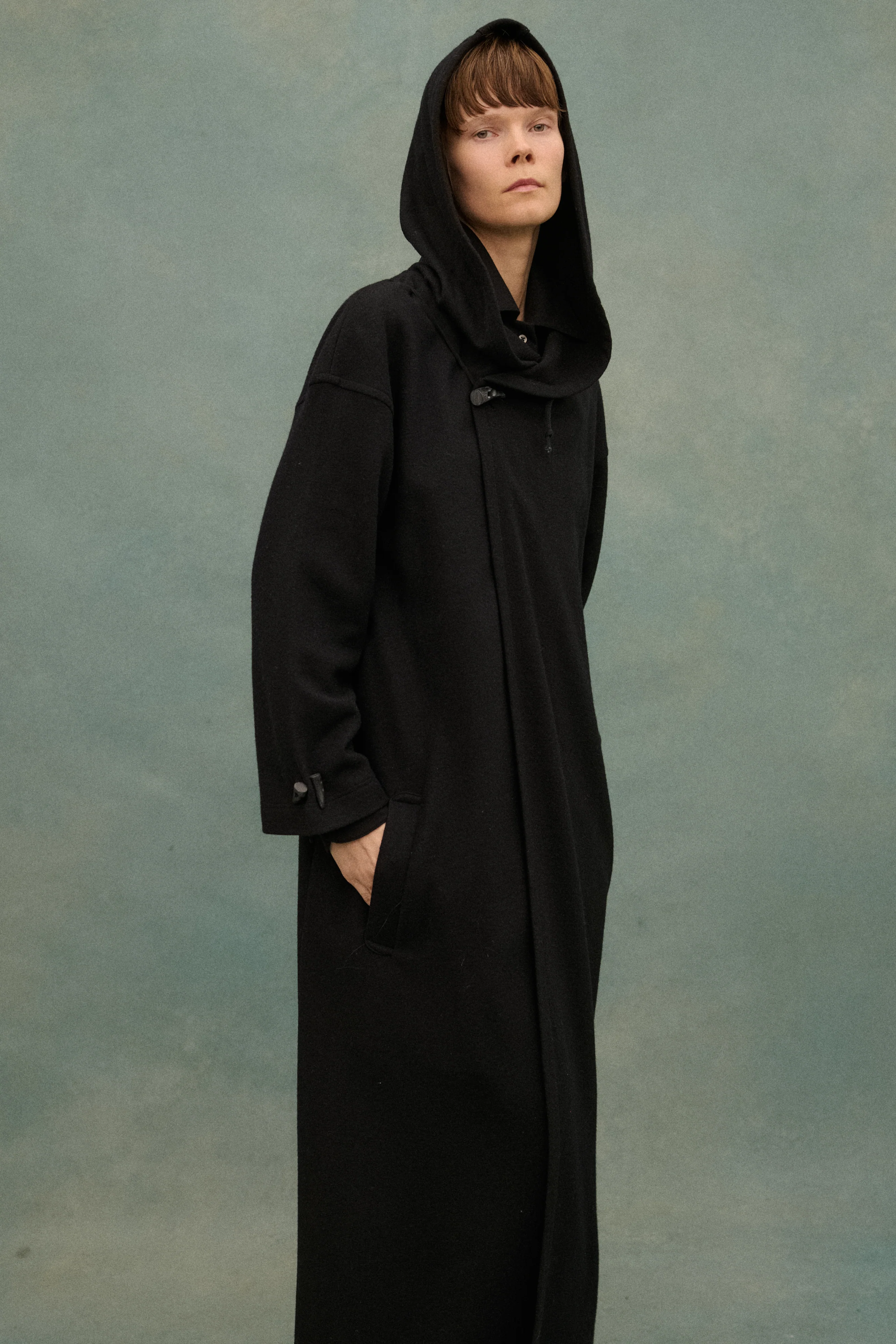 Matsuda Black Wool Coat - Image 13