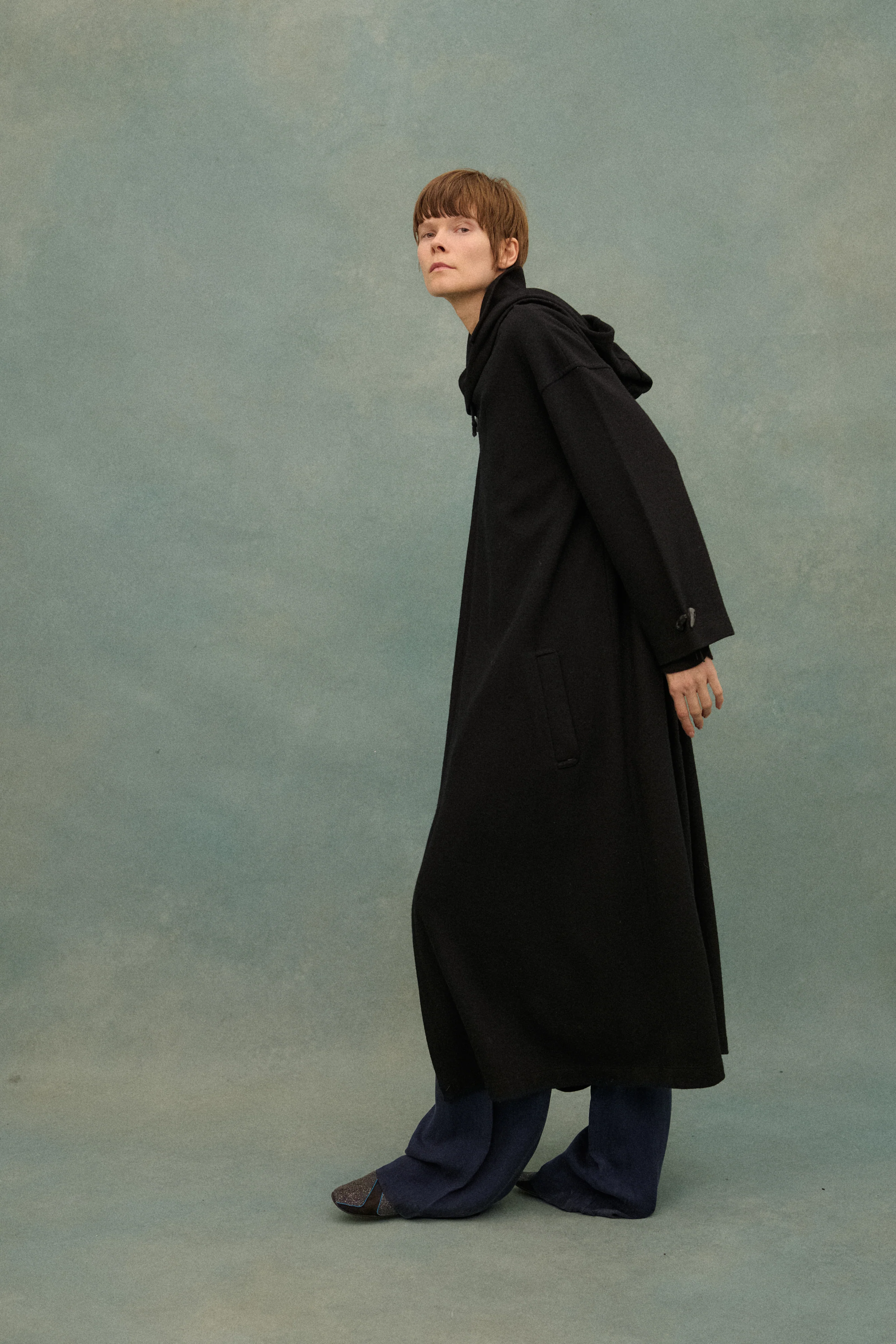 Matsuda Black Wool Coat - Image 5
