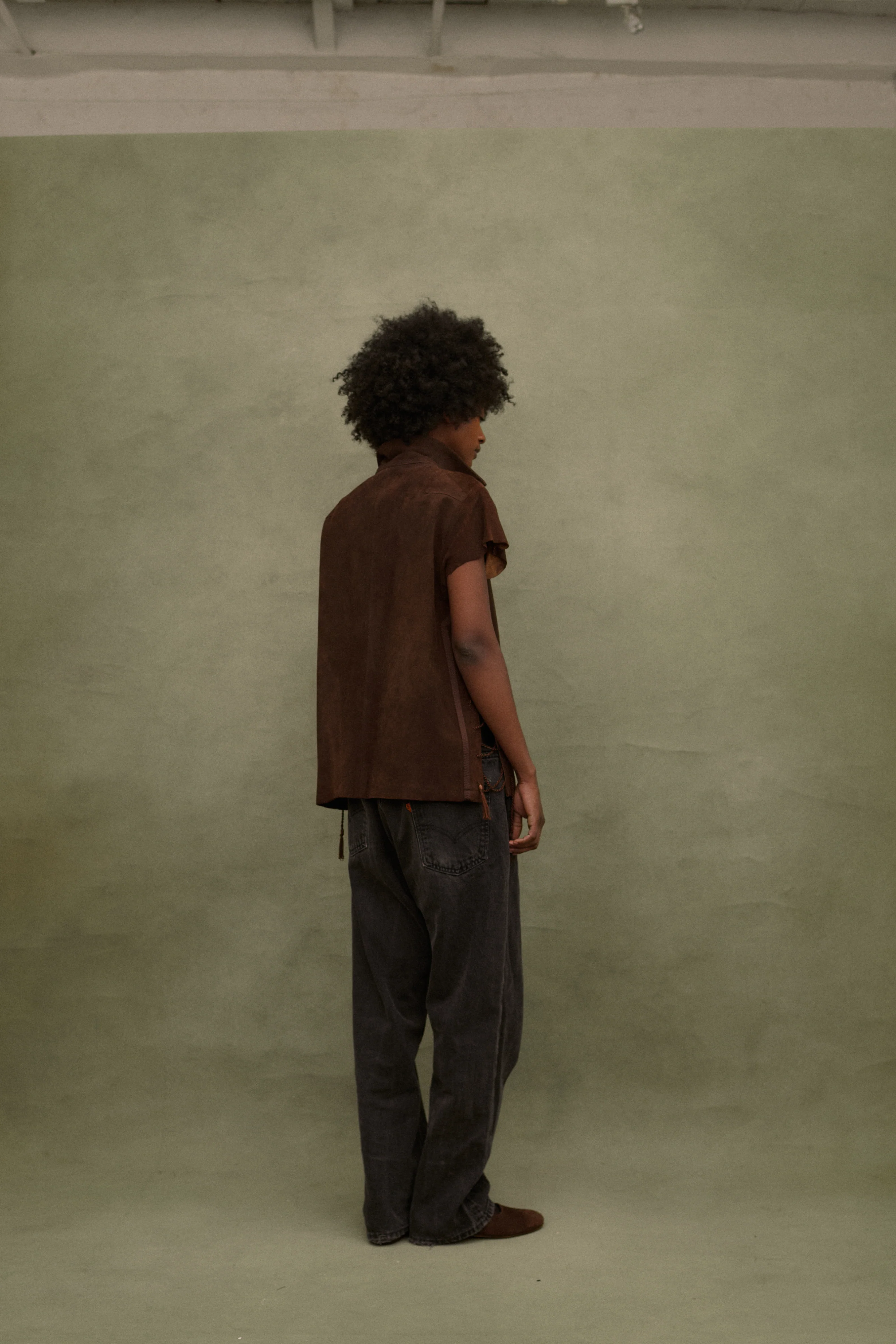 Number (N)ine Suede Top - Image 3