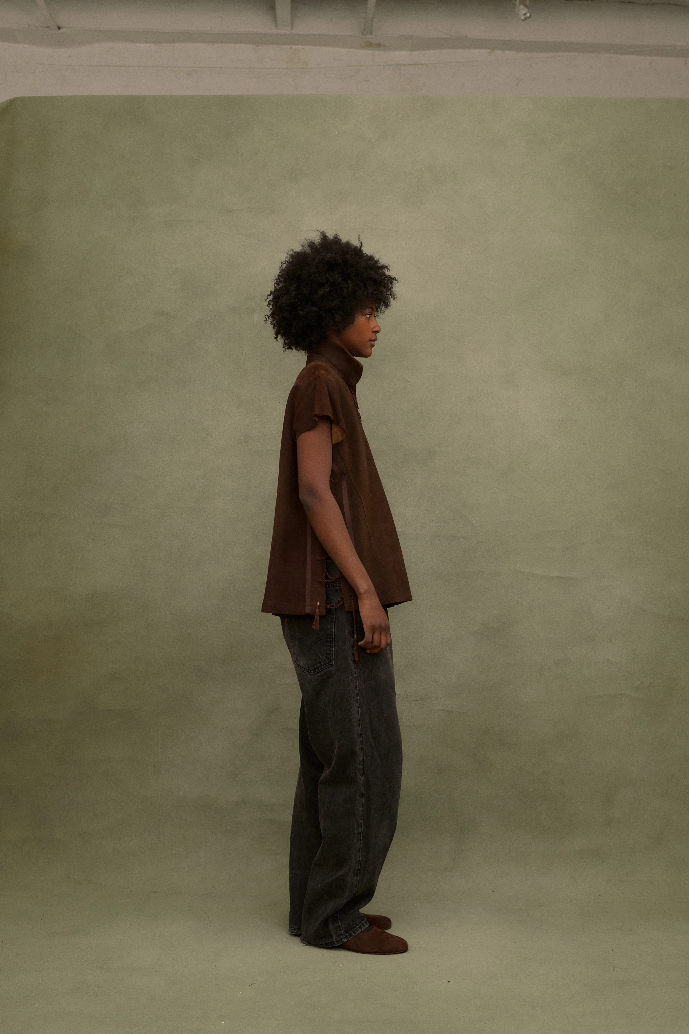 Number (N)ine Suede Top - Image 6