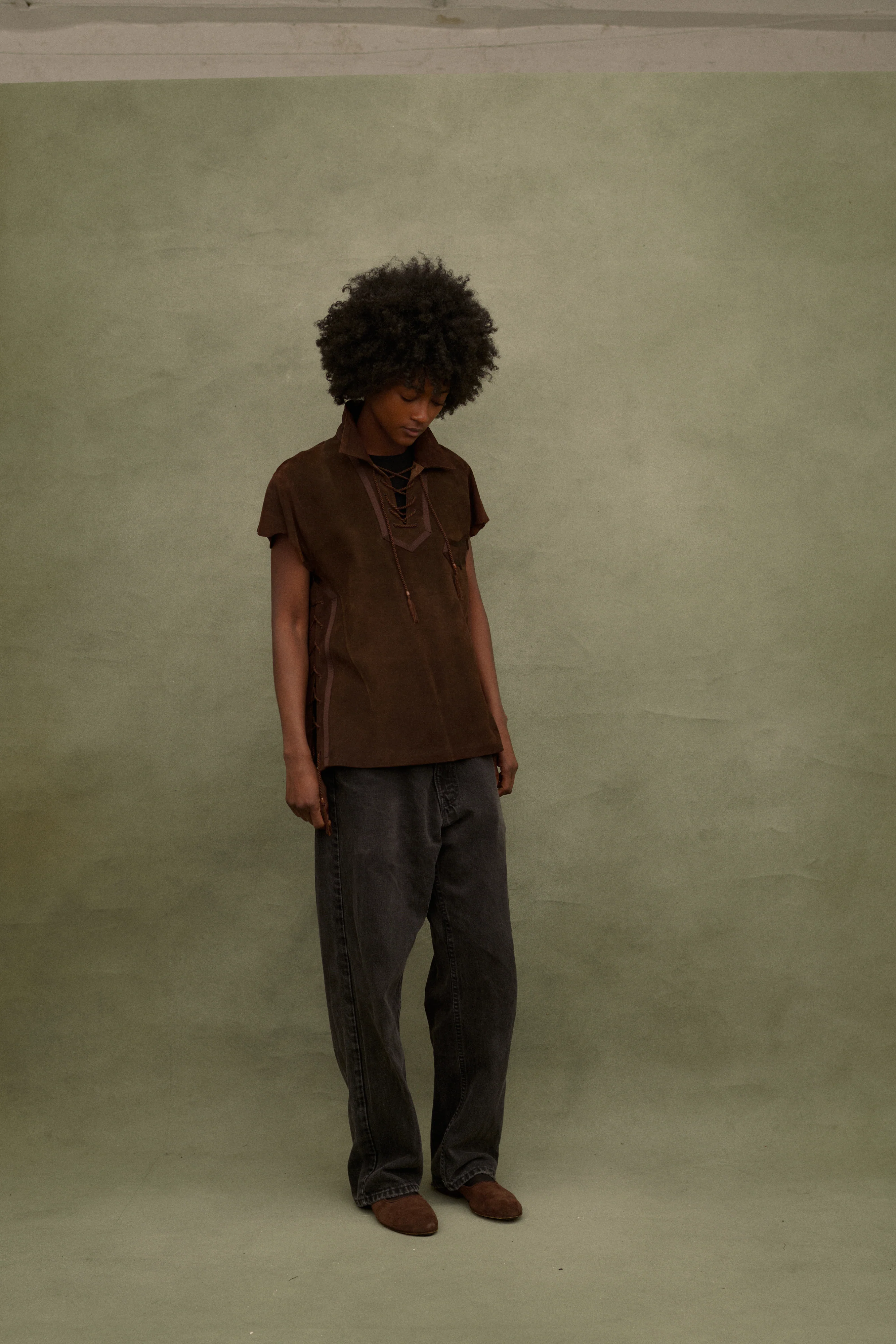 Number (N)ine Suede Top - Image 7