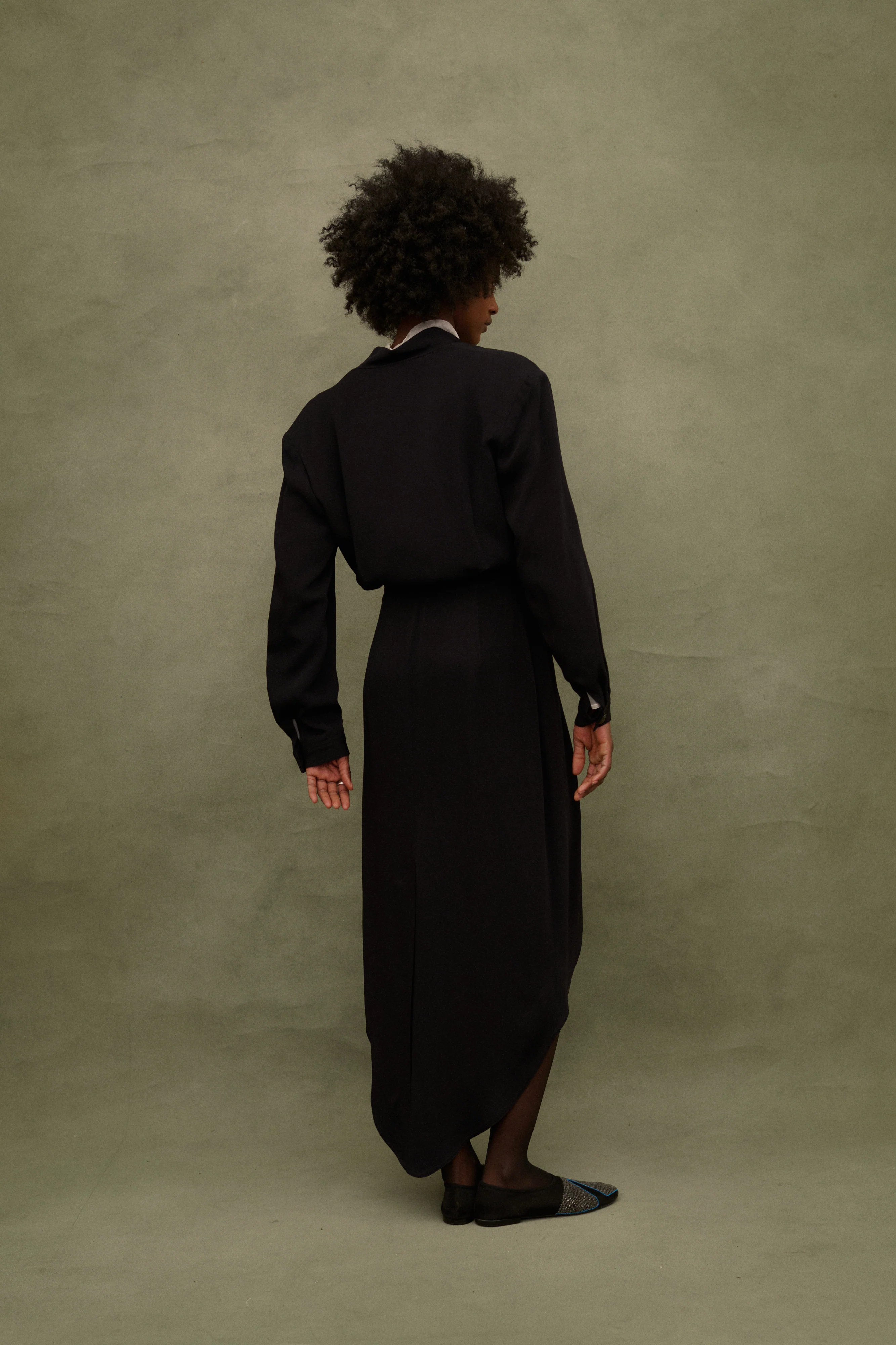 Ozbek Black Tunic - Image 3