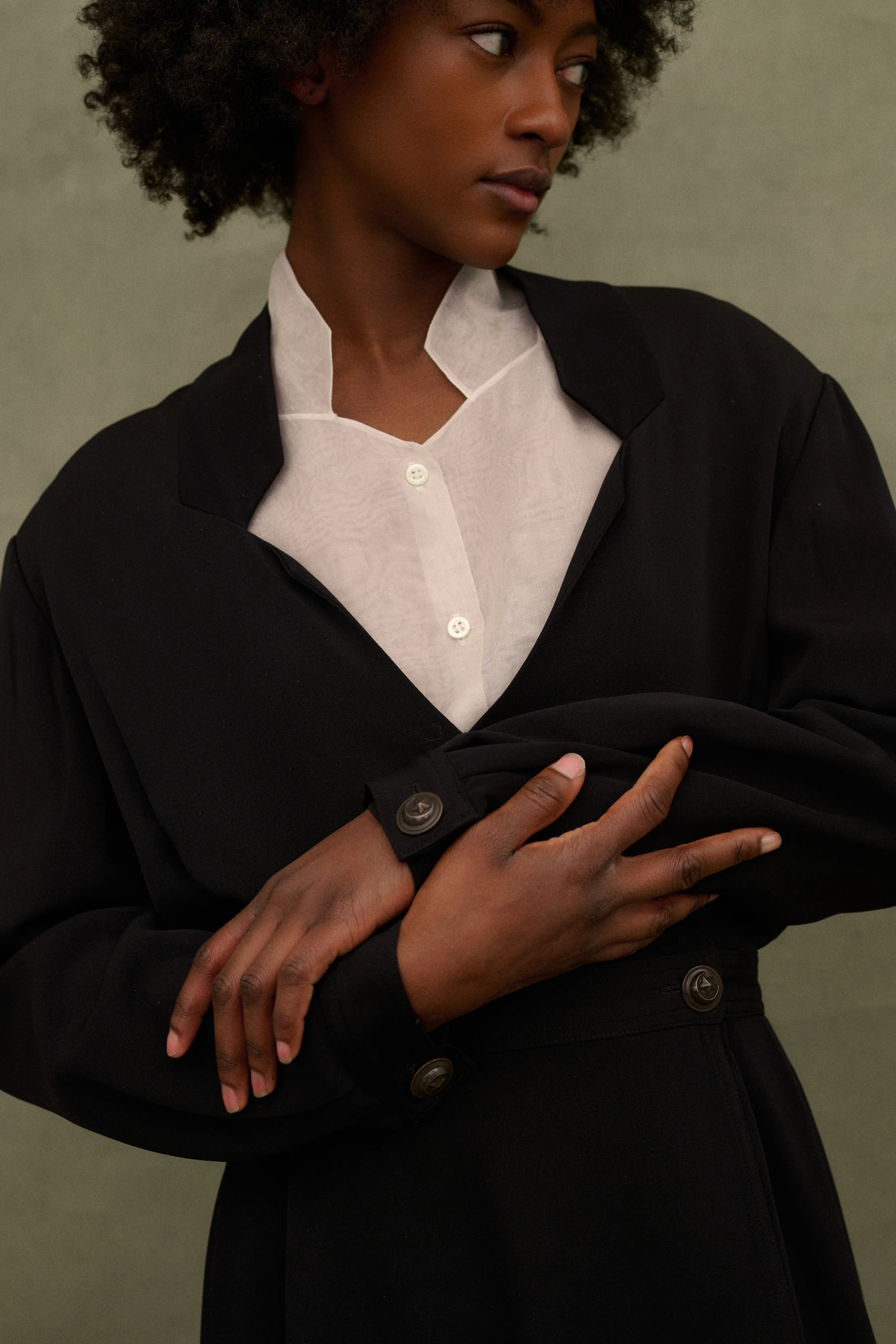 Ozbek Black Tunic - Image 8