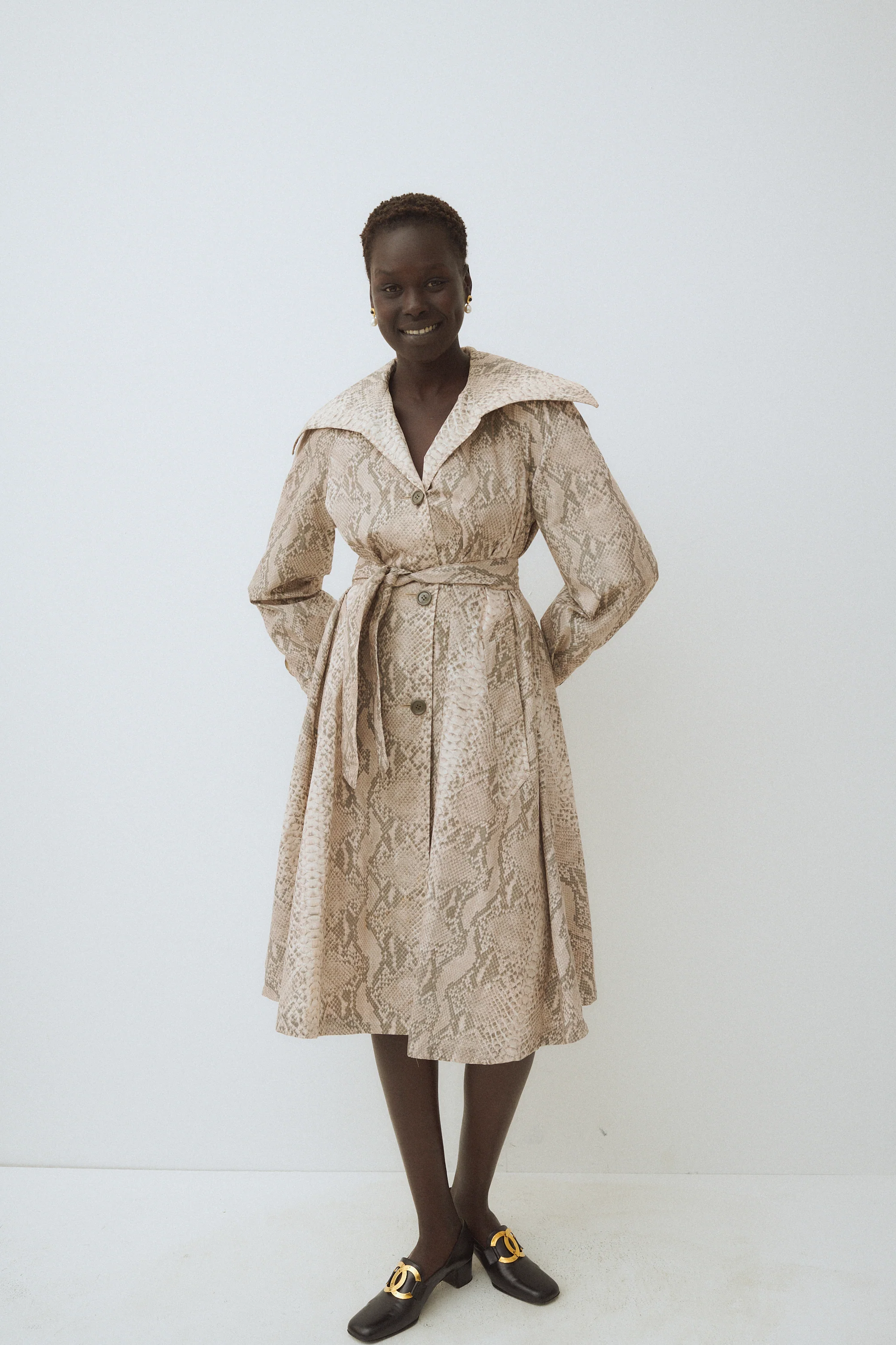 Python Trapeze Coat - Image 6