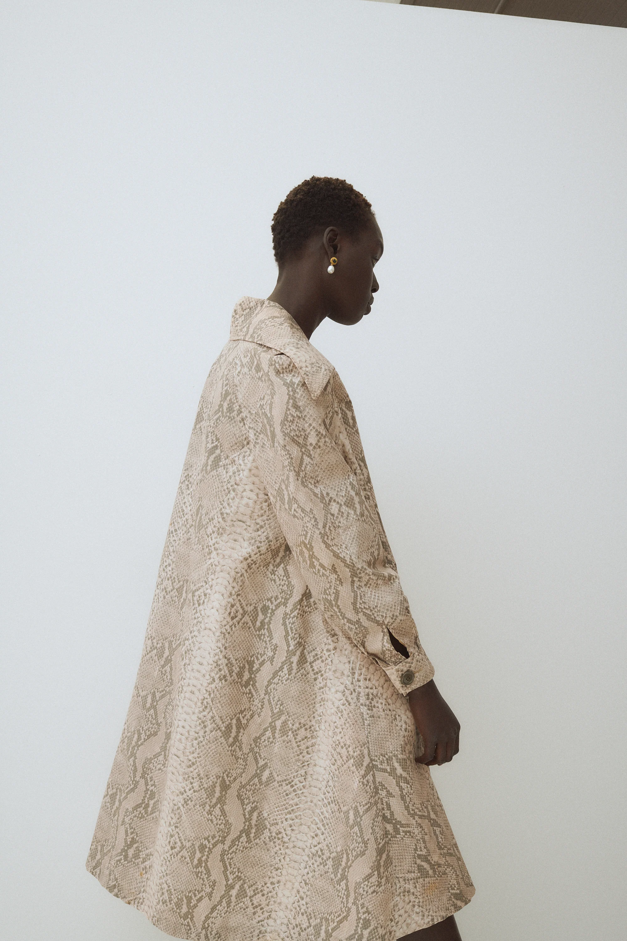Python Trapeze Coat - Image 7