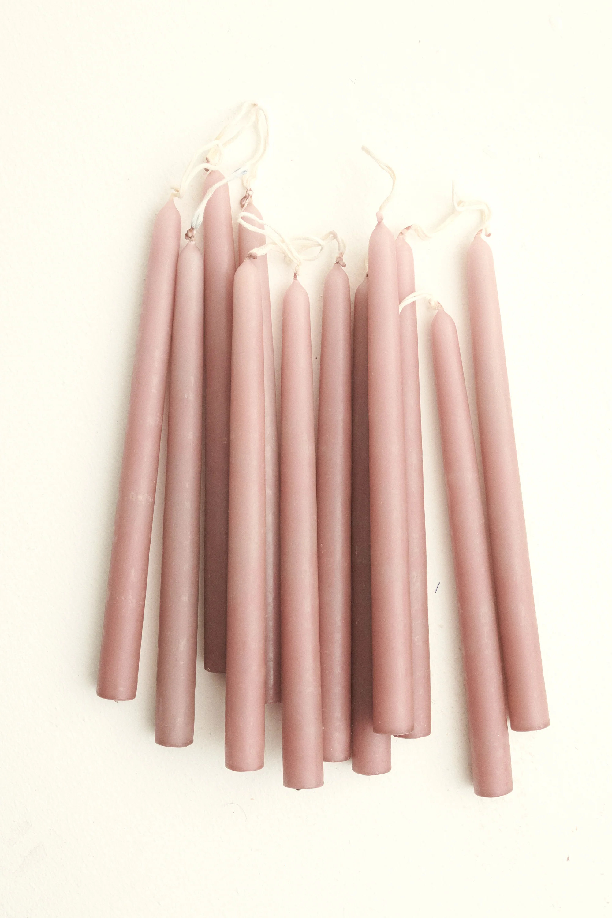 Rose Beeswax Taper Candle - Image 3