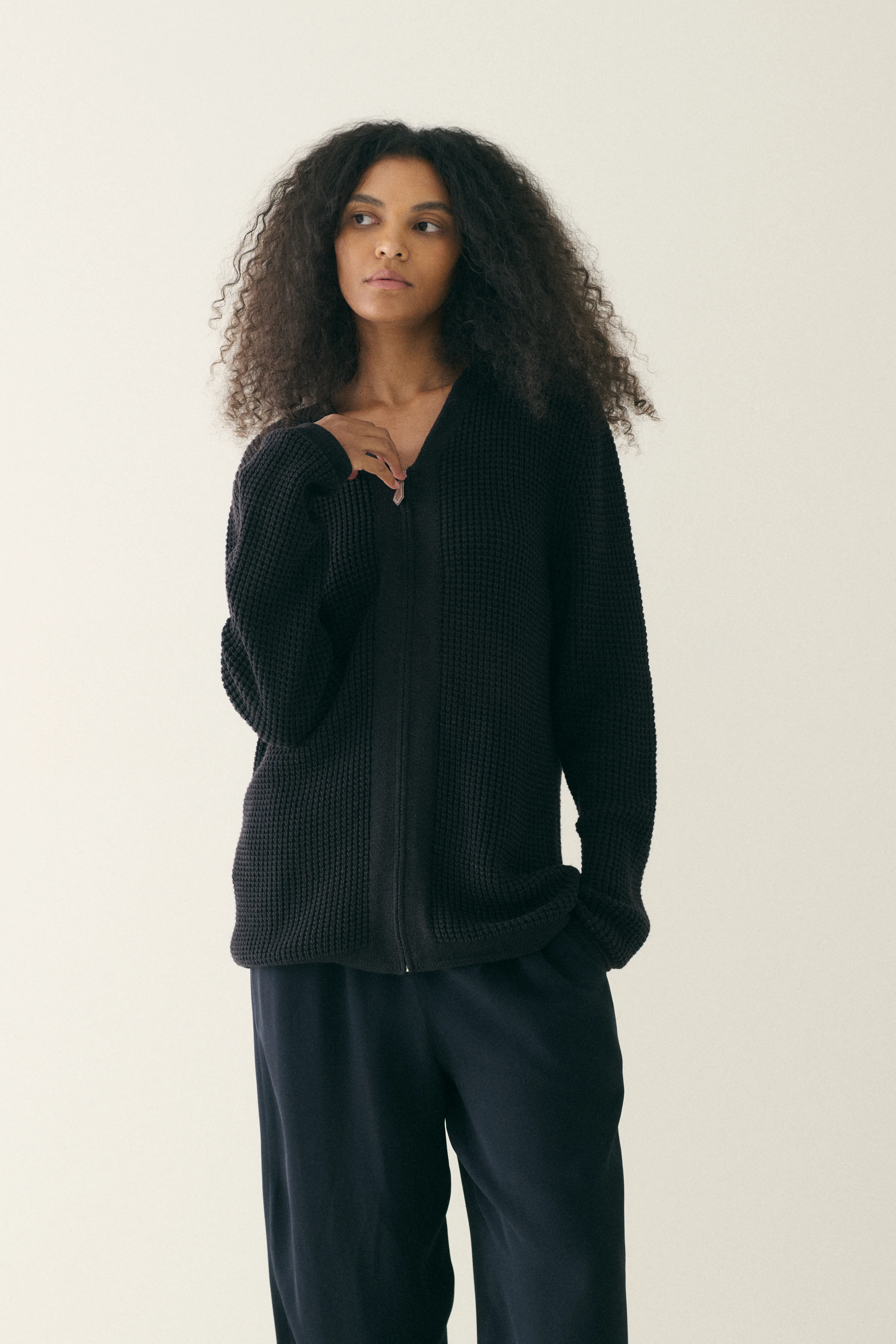 Vintage Hermès Knit Zip Up - Image 10