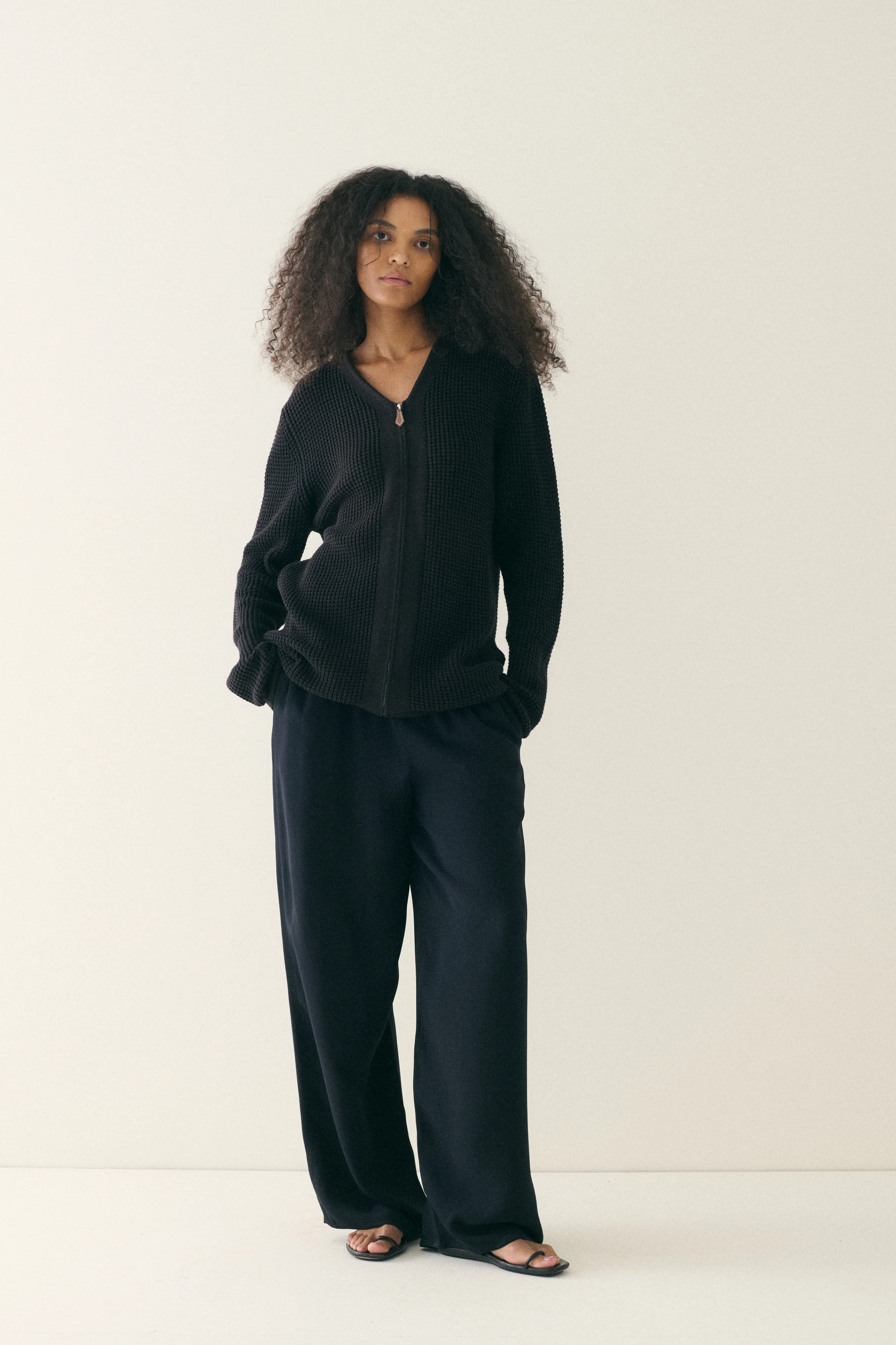 Vintage Hermès Knit Zip Up - Image 4