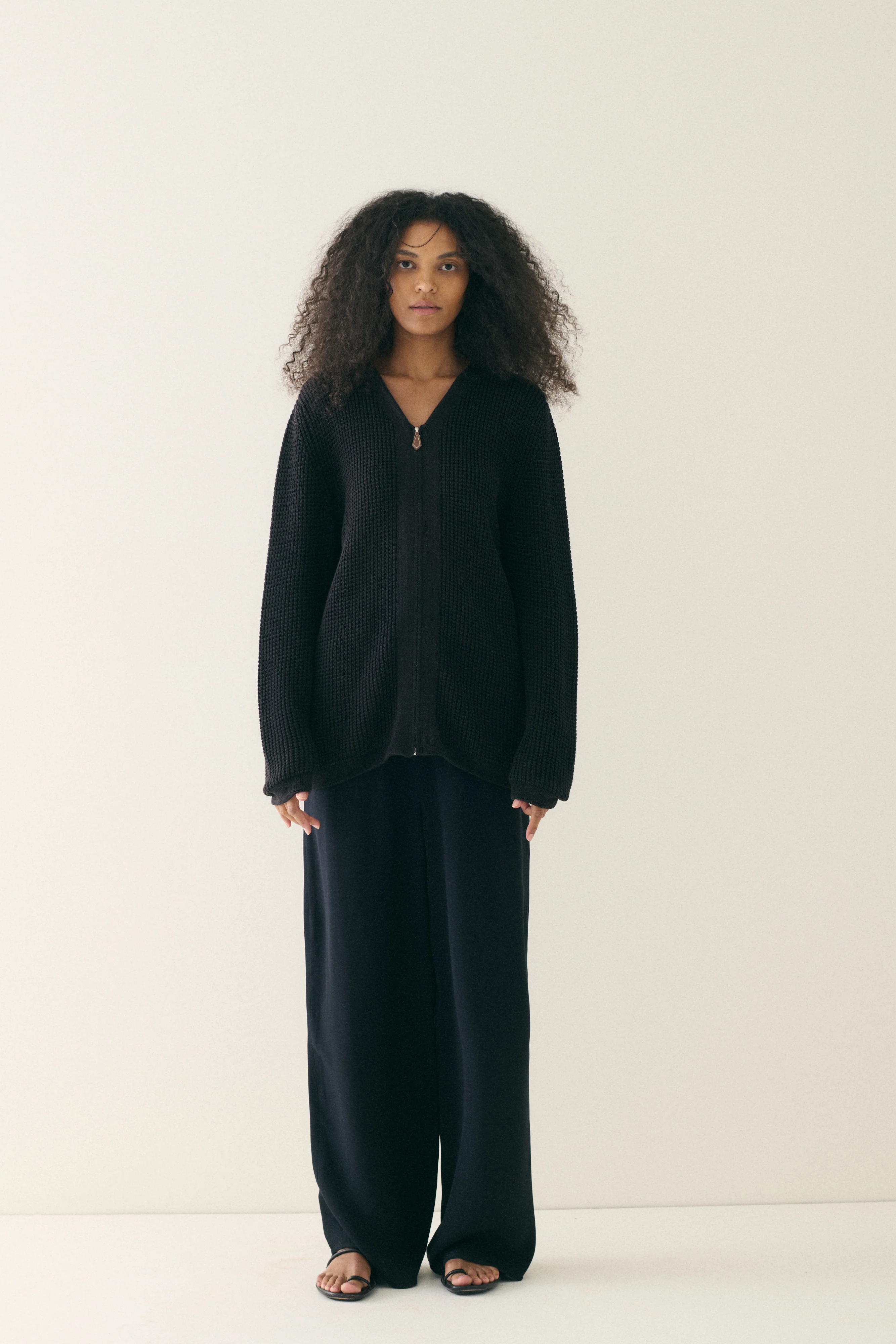 Vintage Hermès Knit Zip Up - Image 5