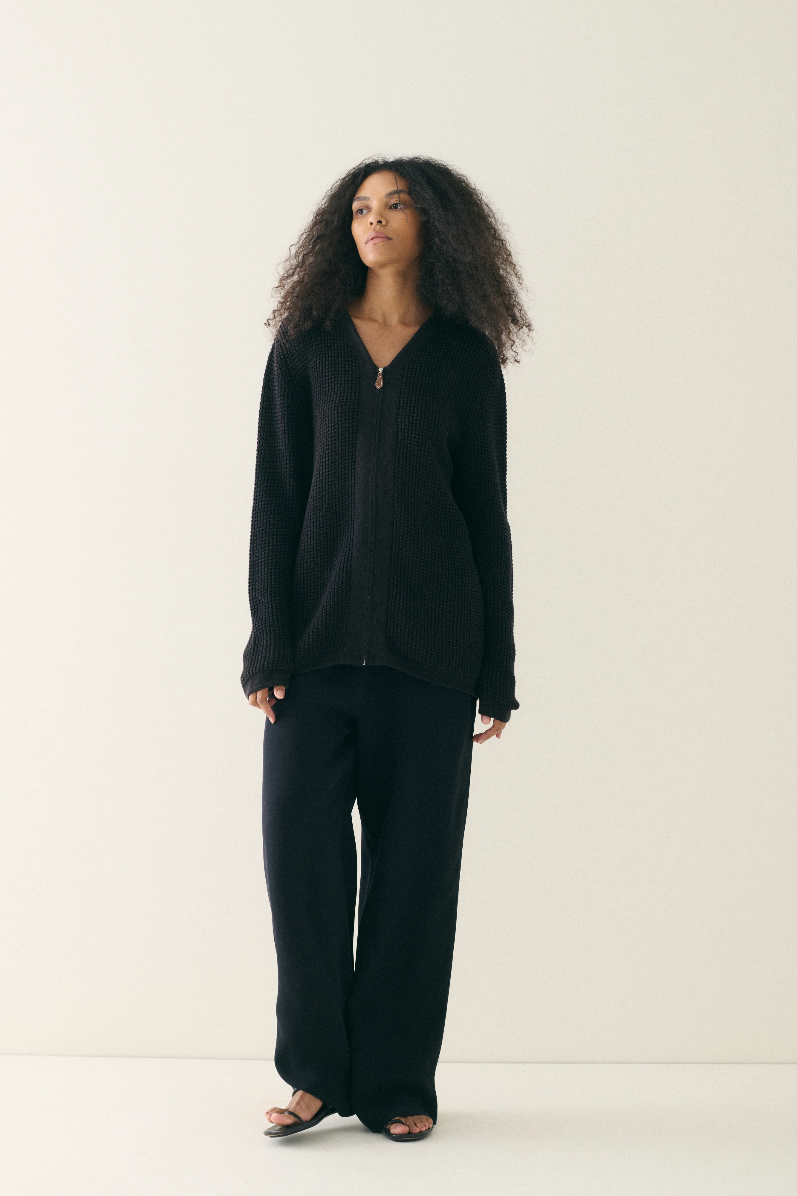 Vintage Hermès Knit Zip Up - Image 6