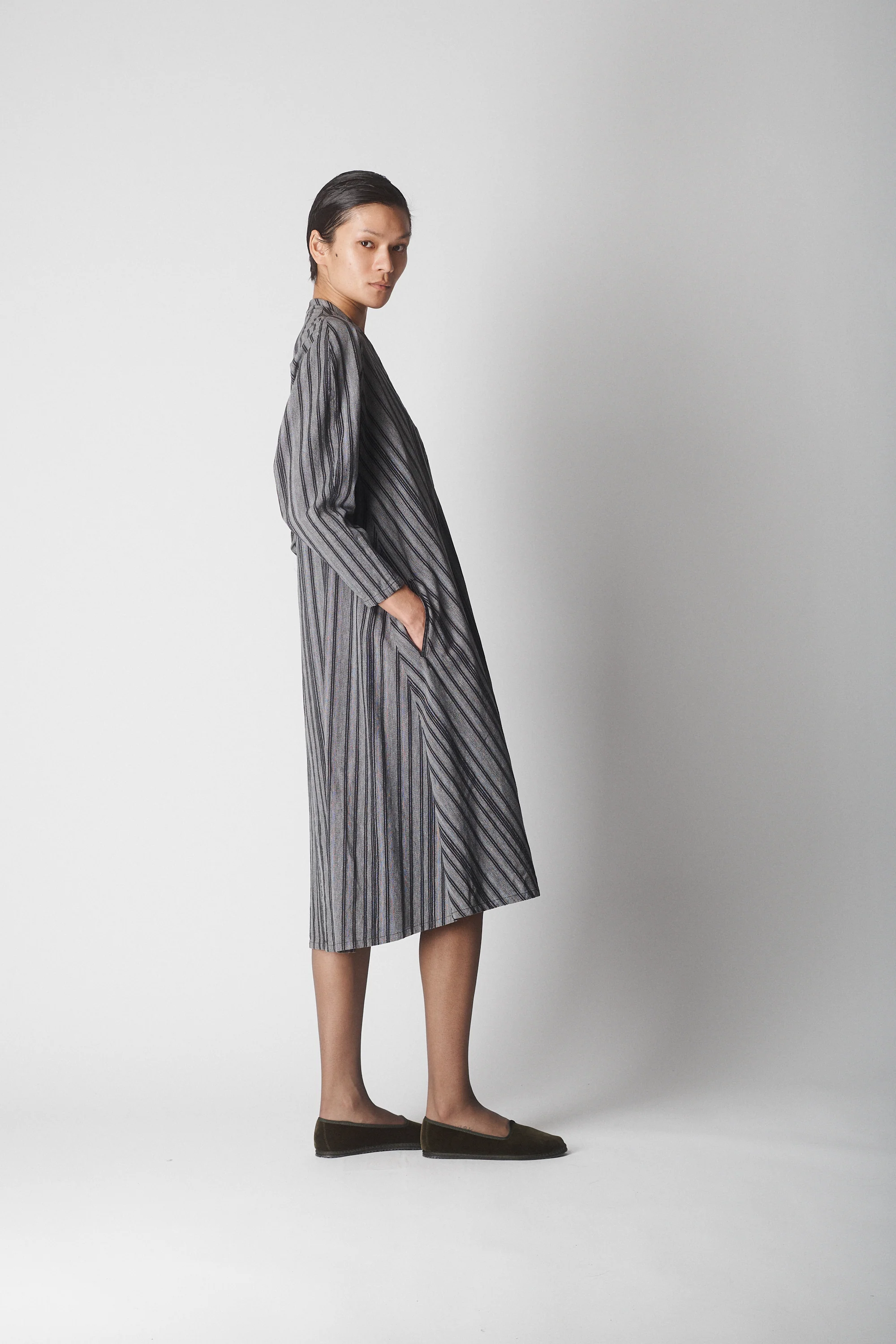 Vintage Kenzo Striped Dress - Image 12