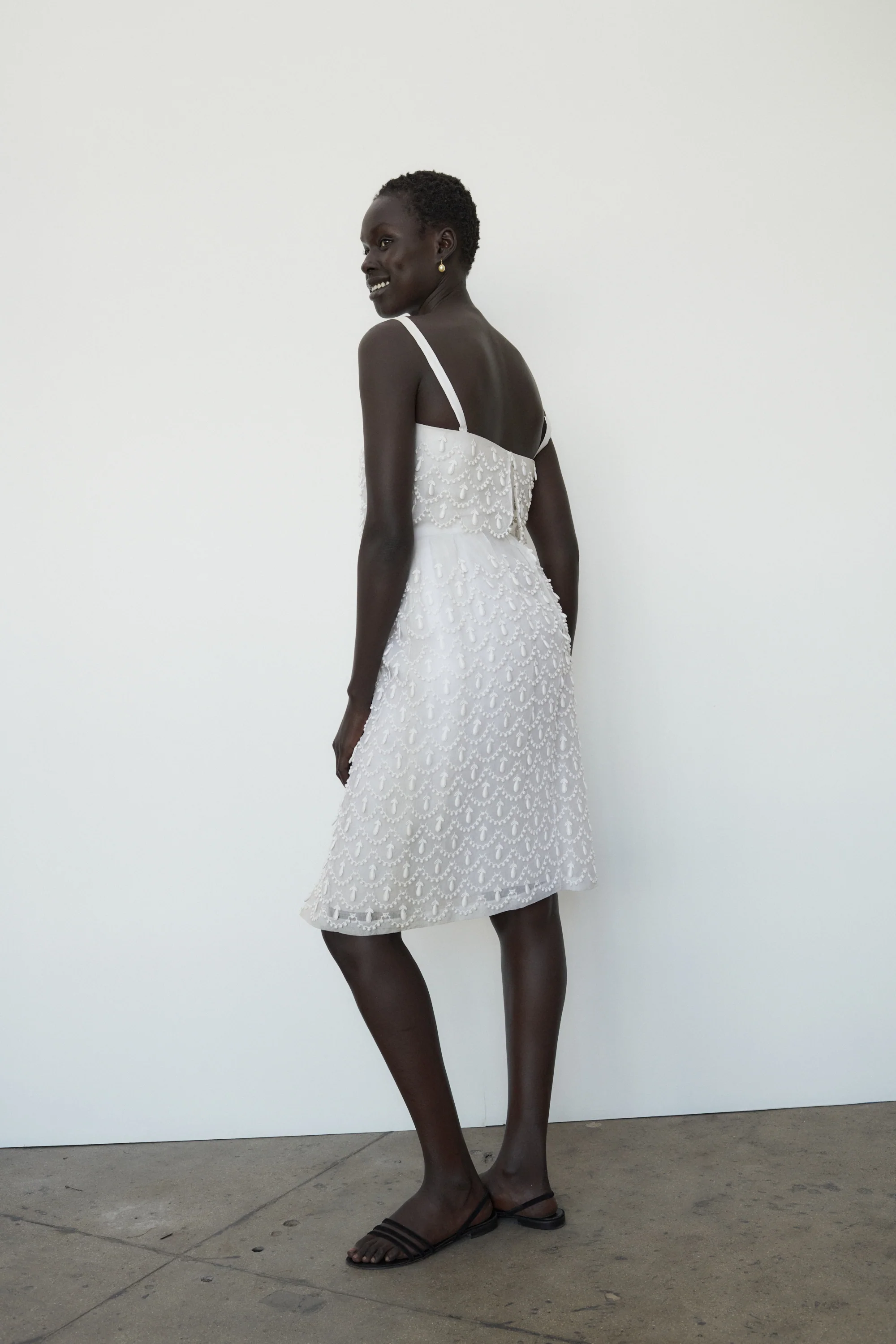Vintage Organza Dress - Image 3