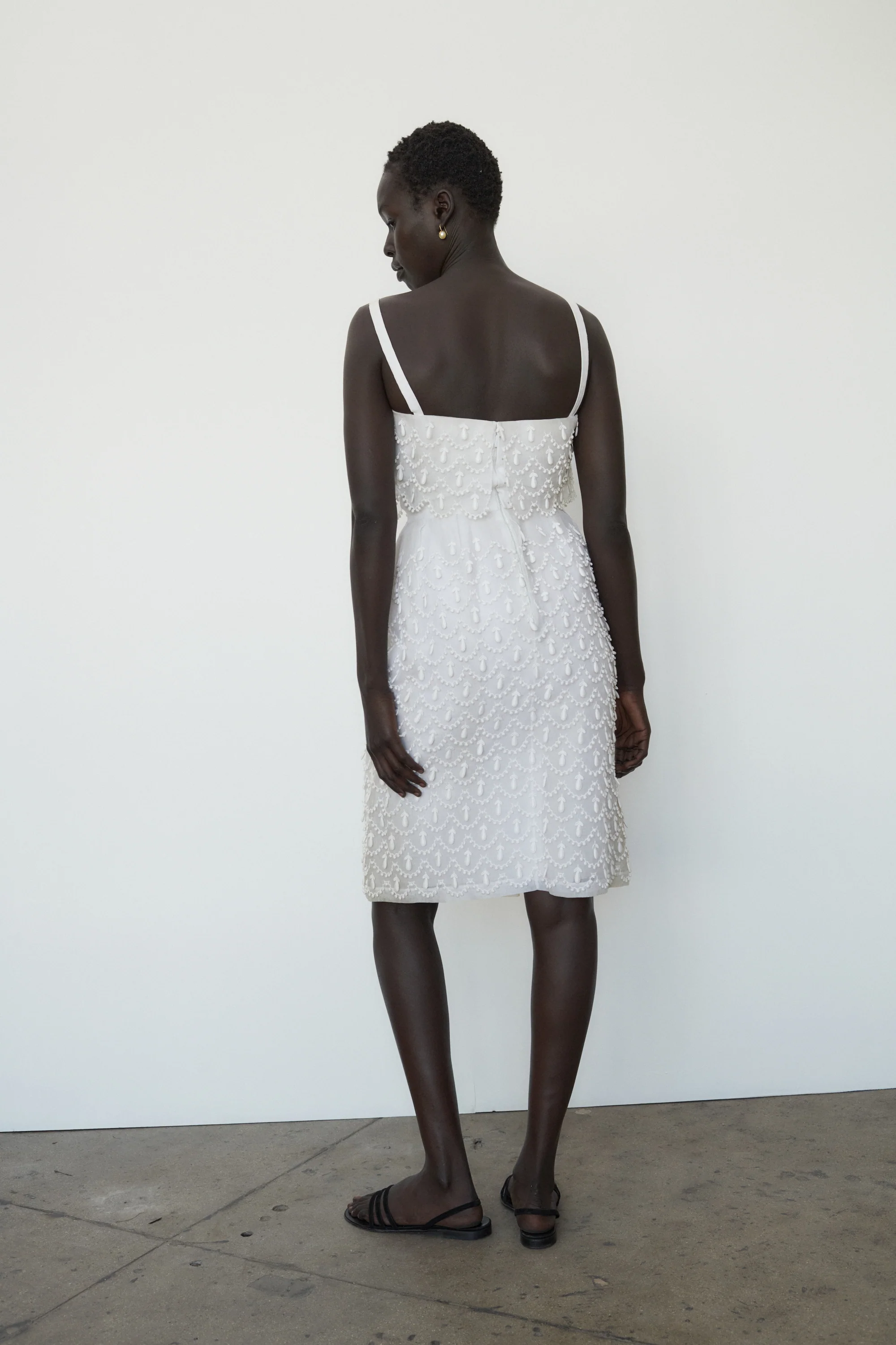 Vintage Organza Dress - Image 7