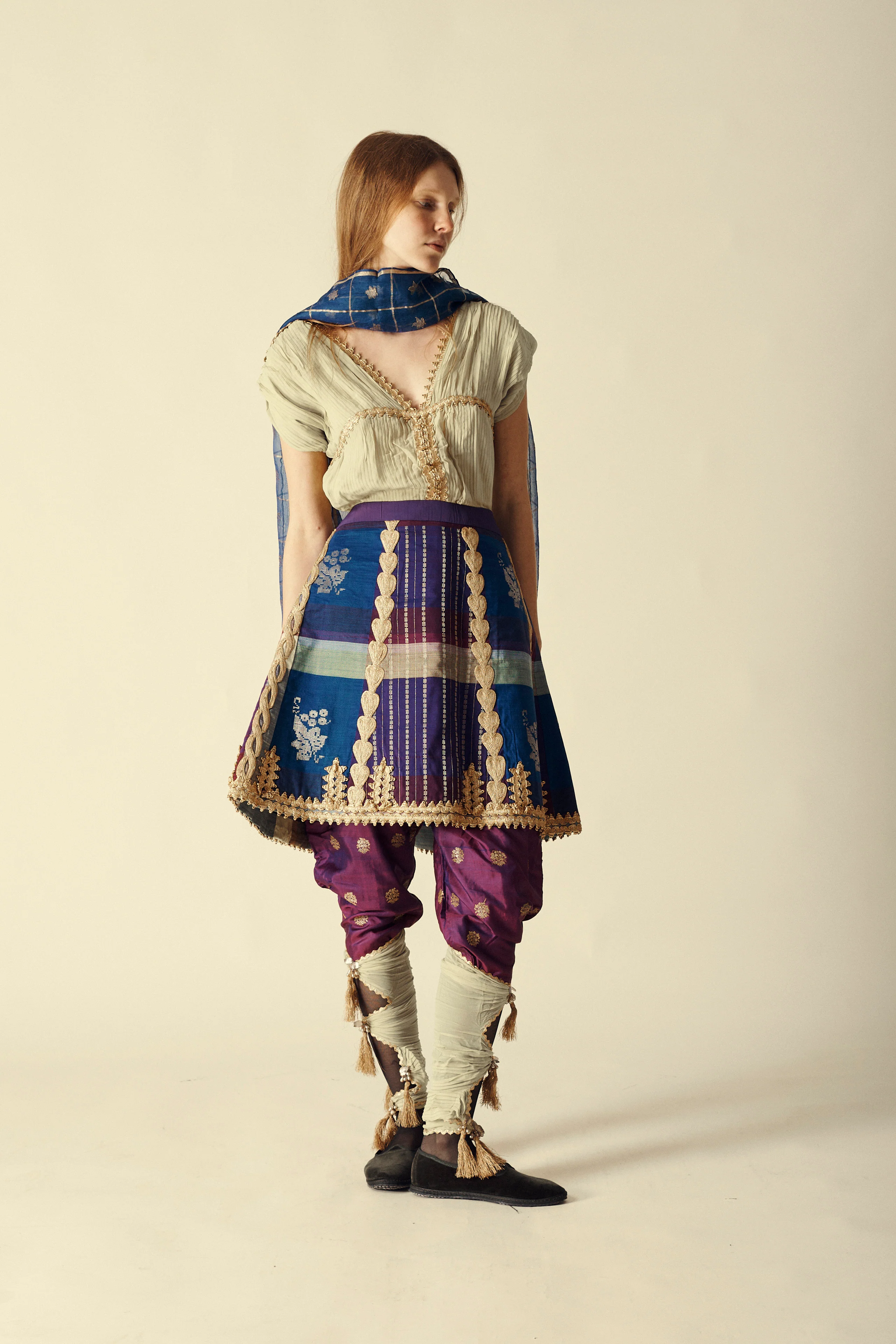 1950s Thai Silk Ensemble - Image 4
