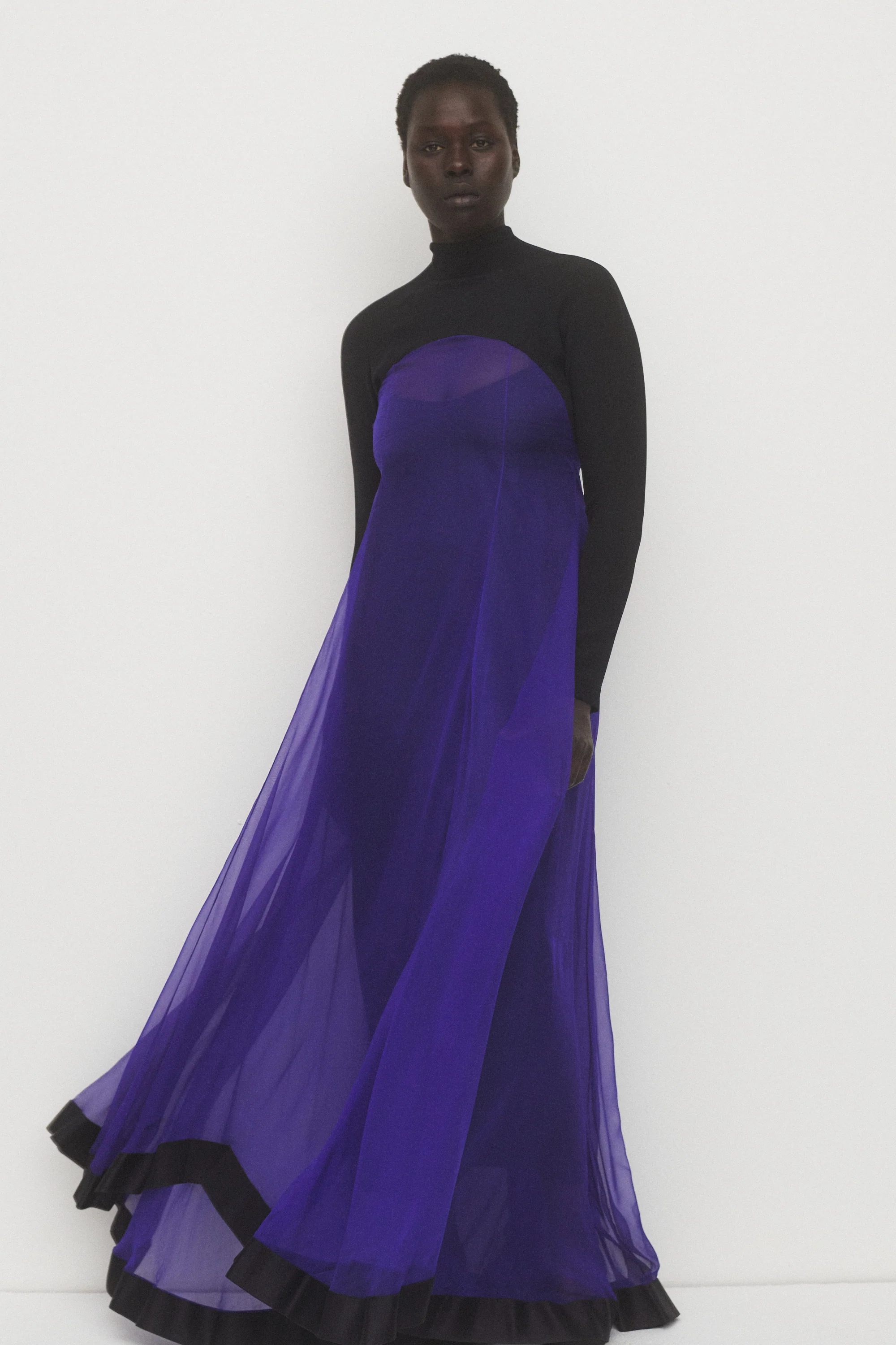 Geoffrey Beene Ultra Violet Gown - Image 3