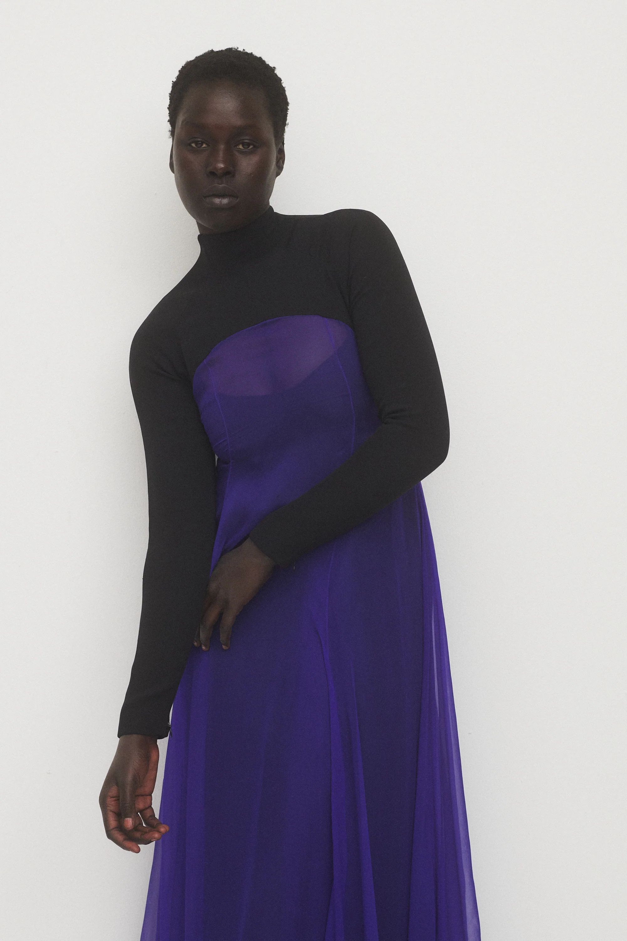 Geoffrey Beene Ultra Violet Gown - Image 4
