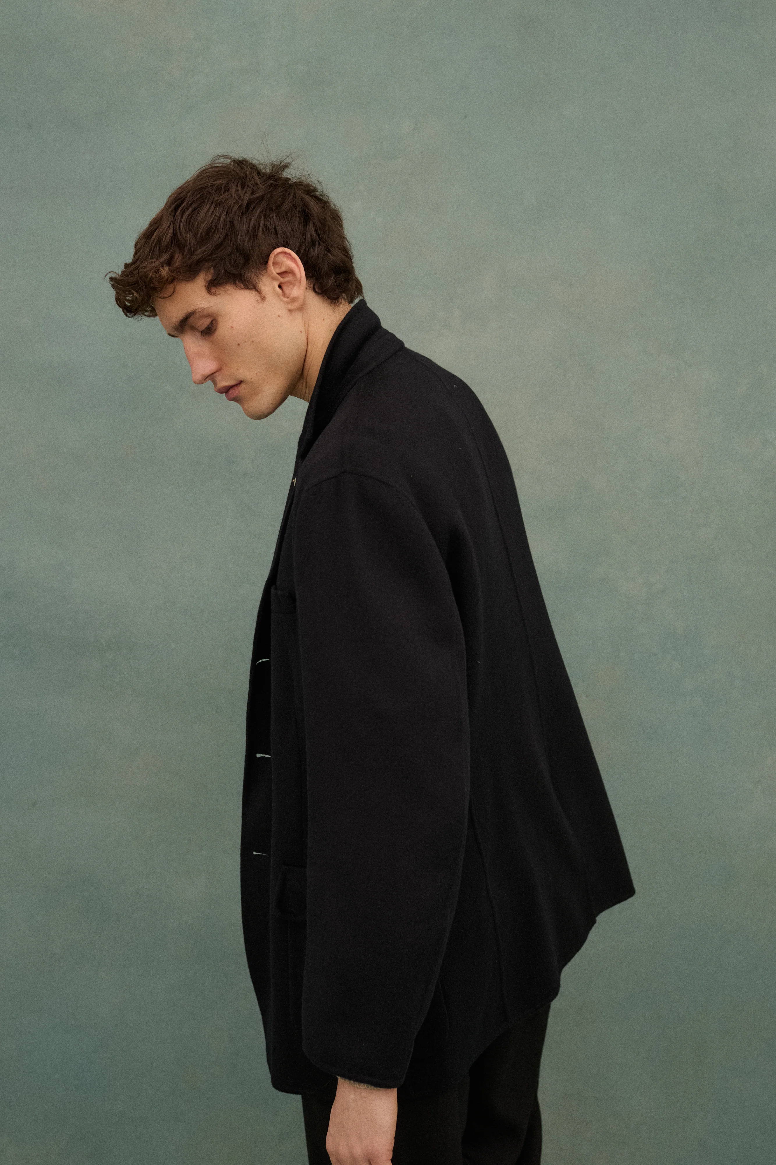 Armani Black Wool Coat - Image 26