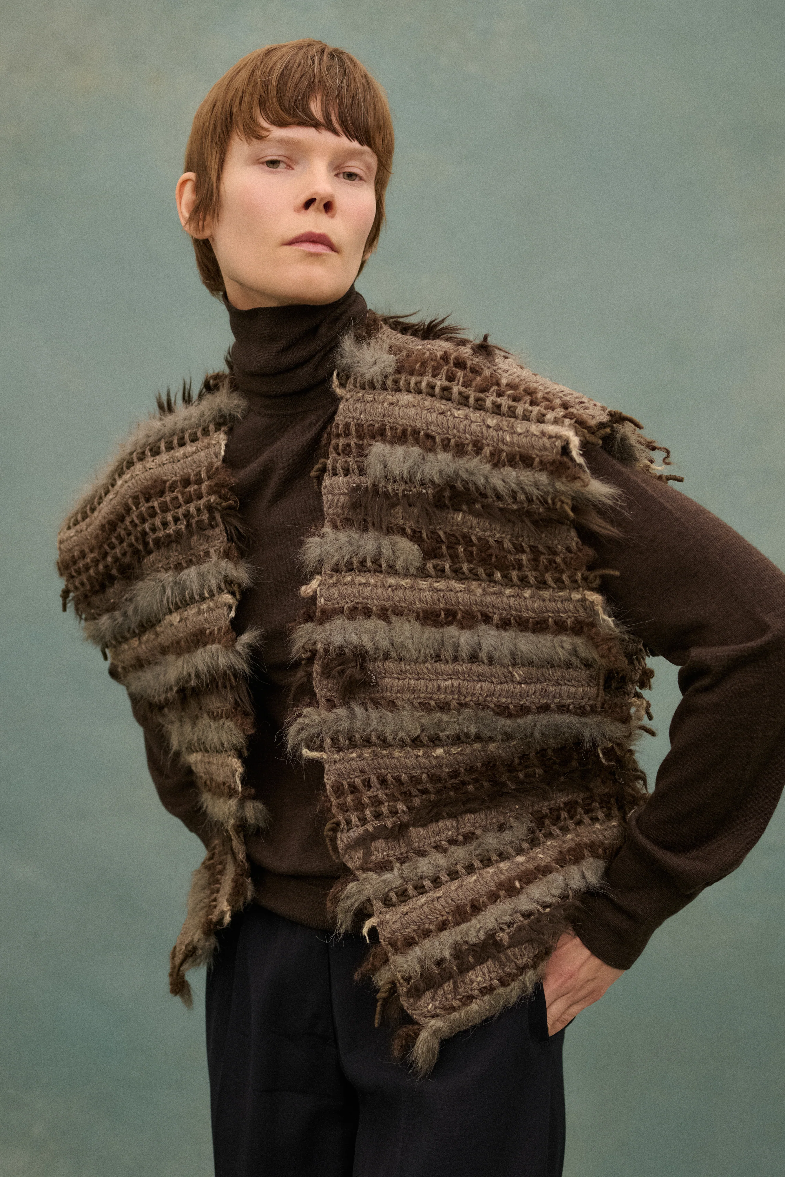Issey Miyake Woven Vest - Image 8