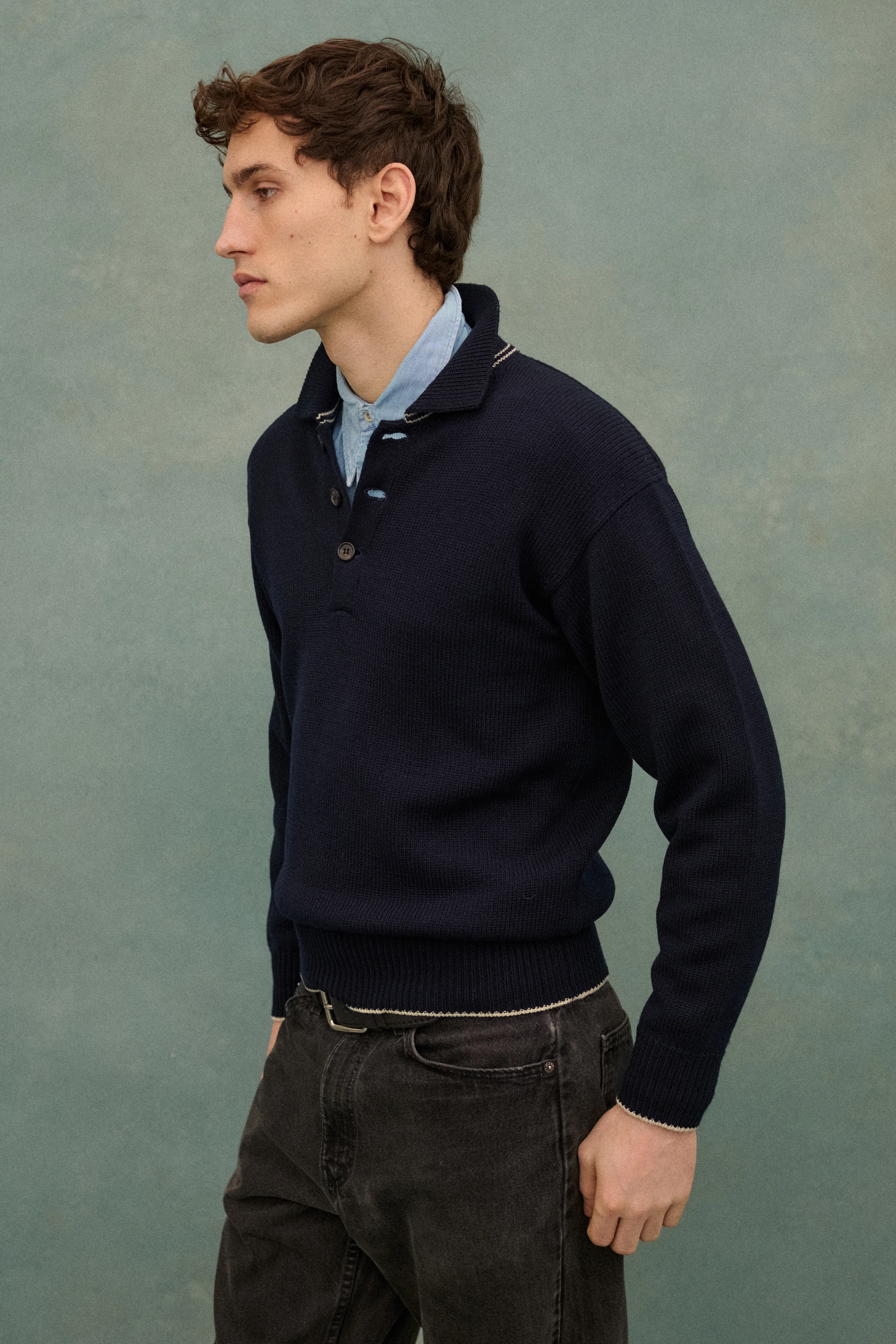 Y's Navy Pullover - Image 16