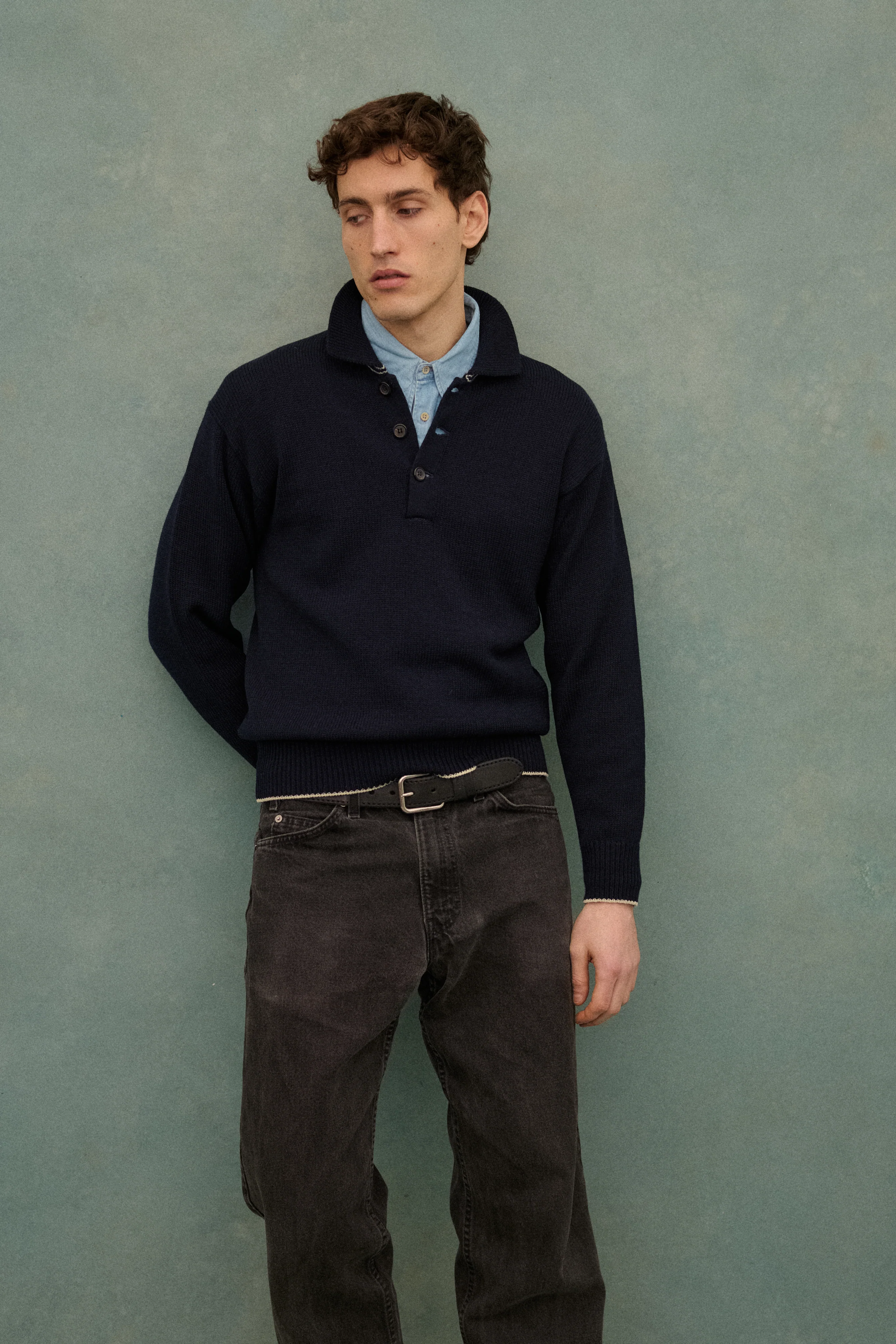 Y's Navy Pullover - Image 4