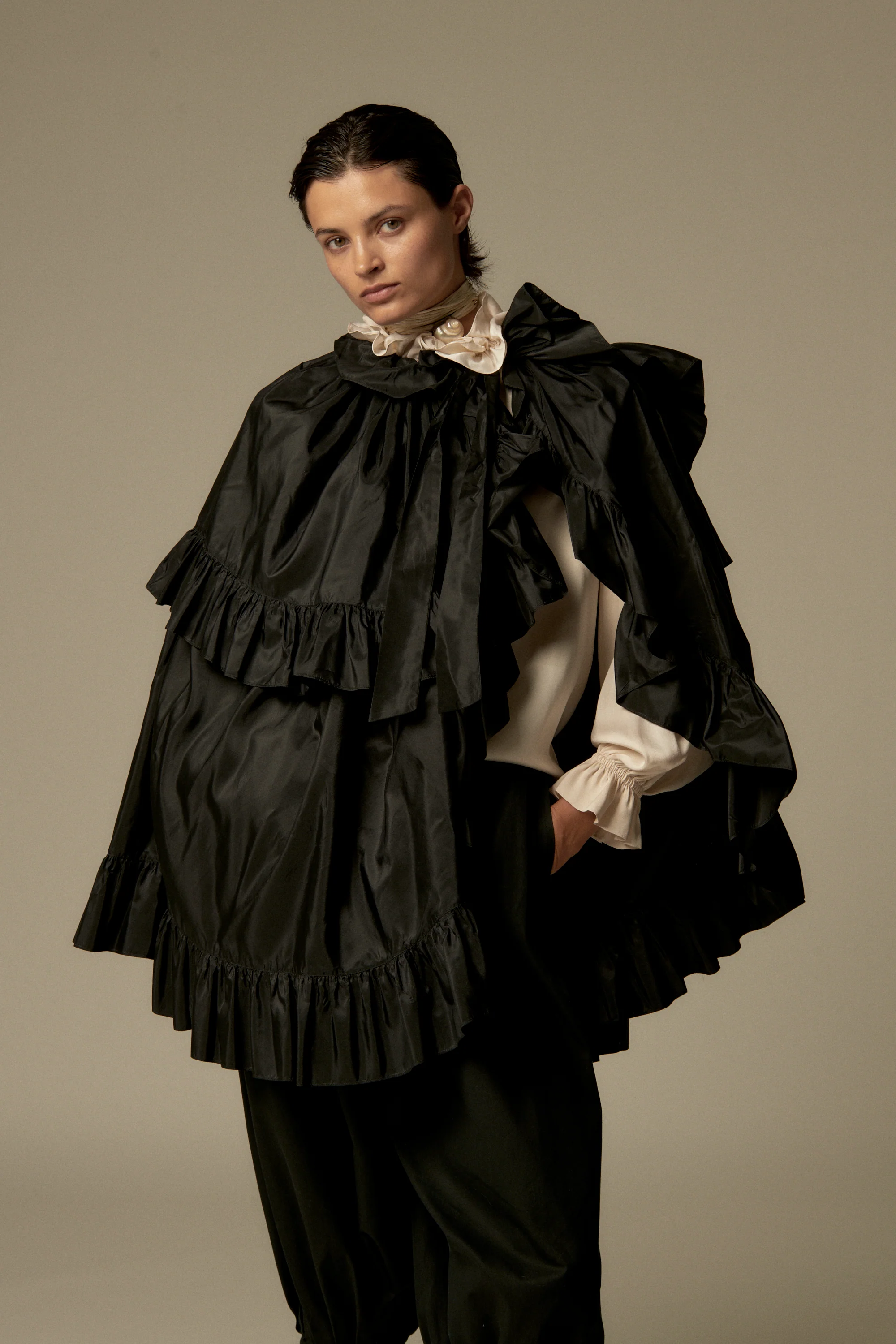 YSL Black Cape - Image 15