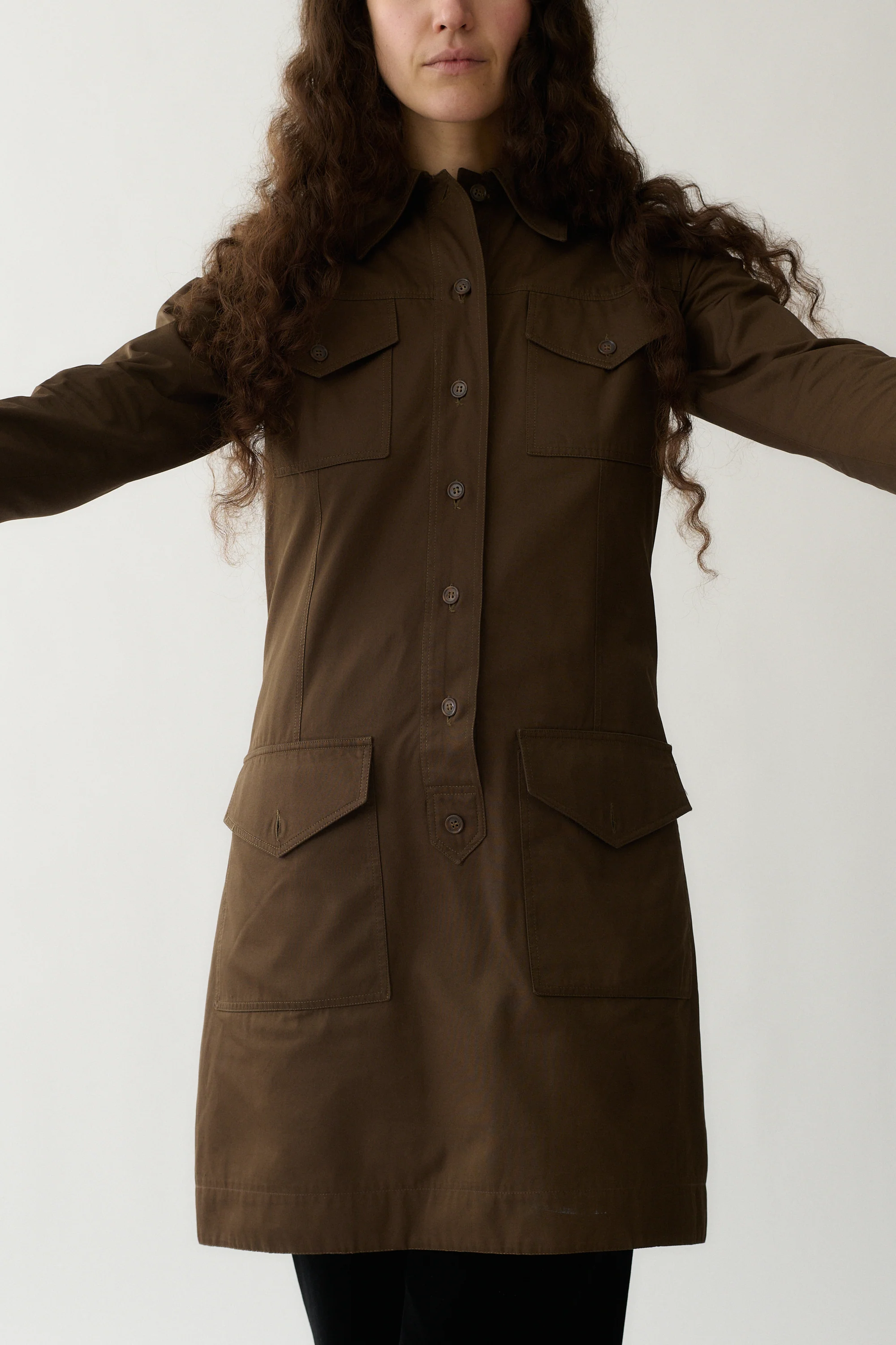 1970's Ysl Chocolate Tunic - Image 12
