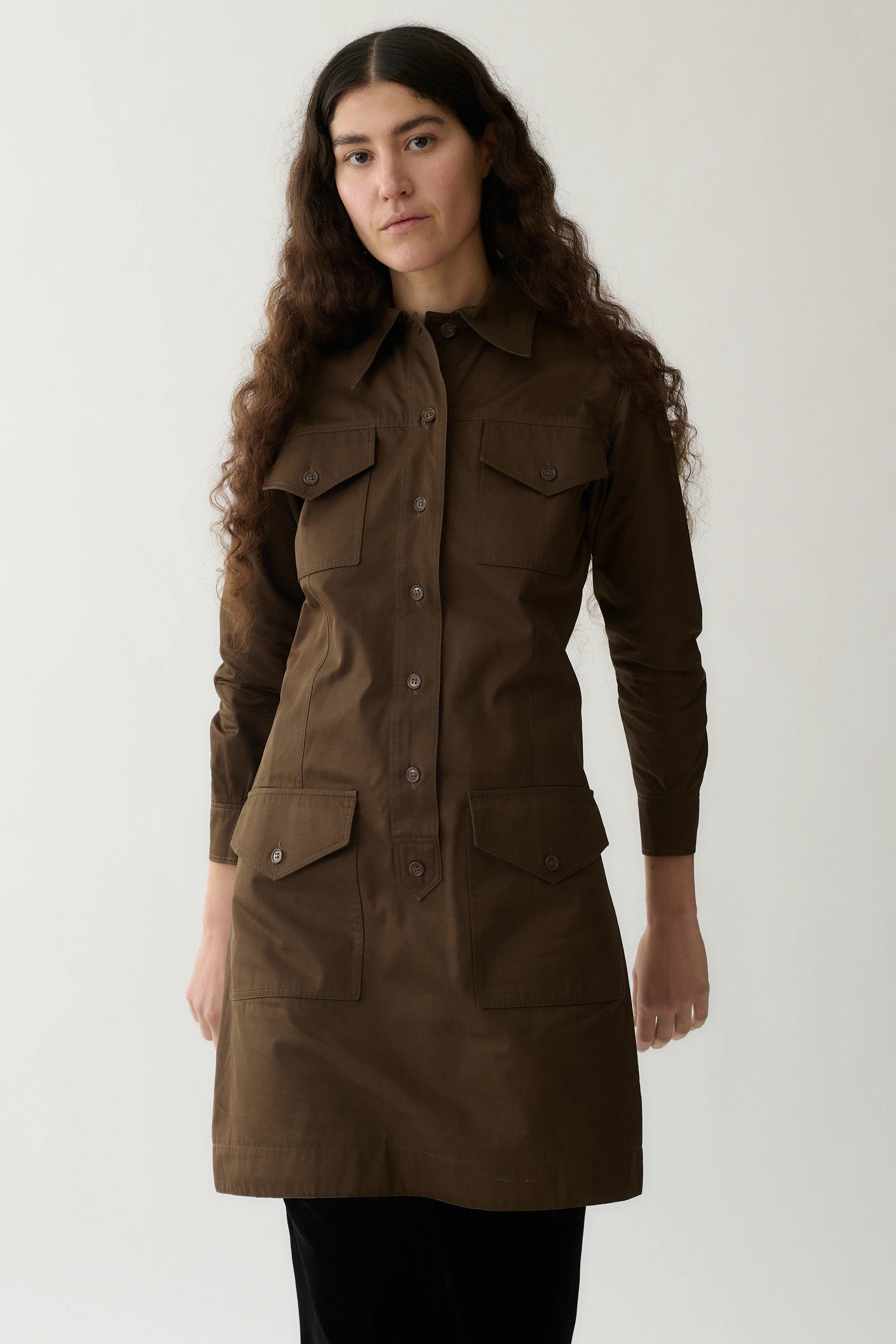 1970's Ysl Chocolate Tunic - Image 5