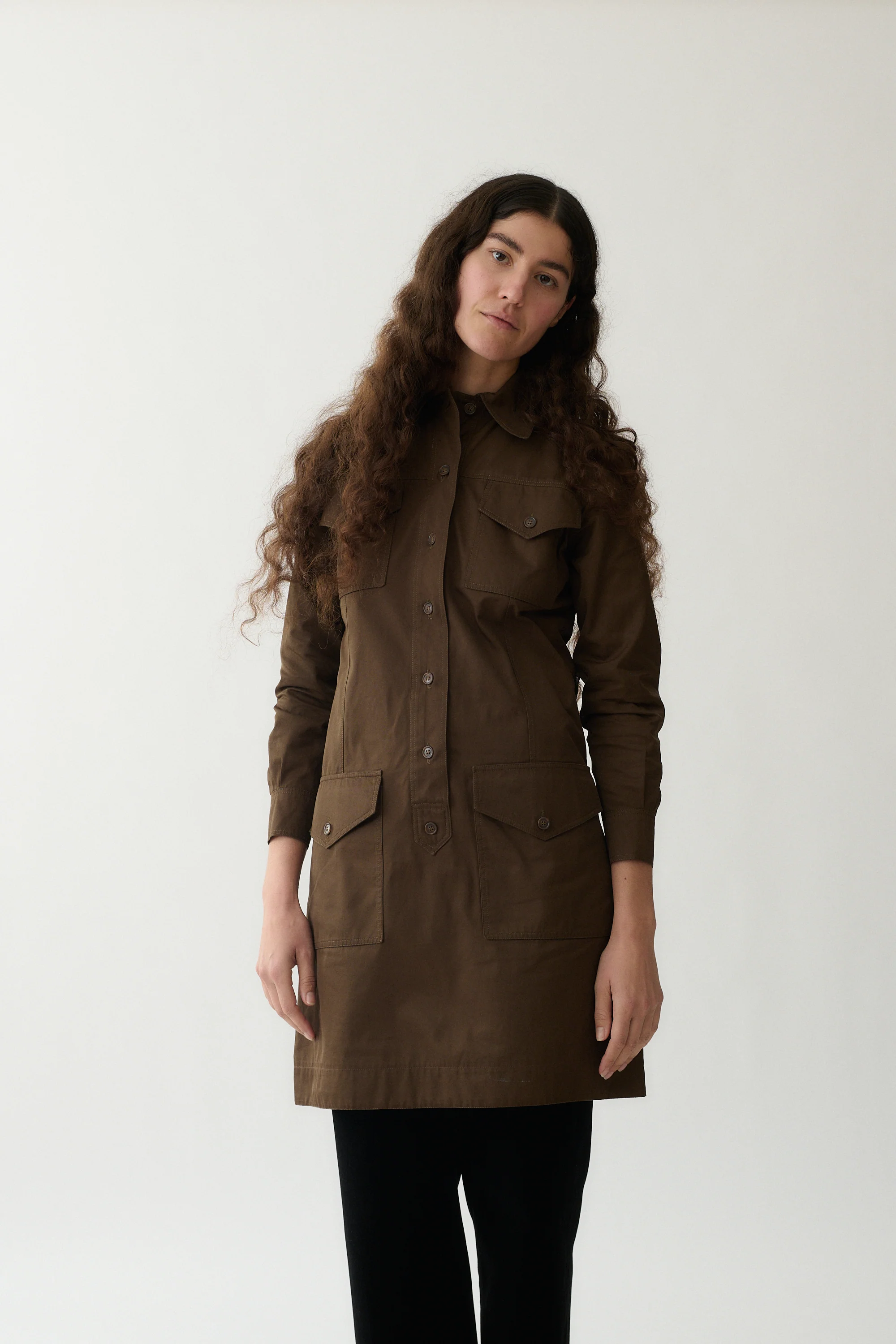 1970's Ysl Chocolate Tunic - Image 6