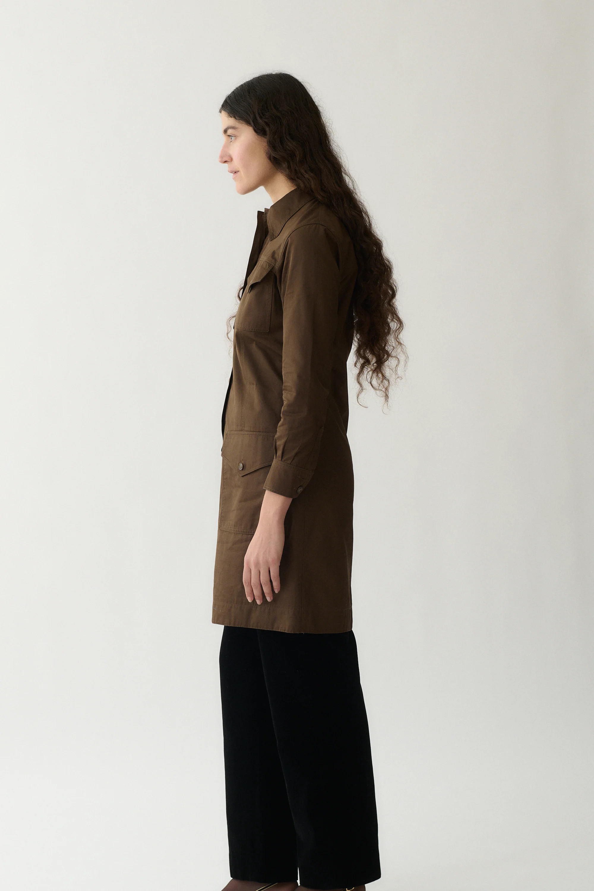 1970's Ysl Chocolate Tunic - Image 9