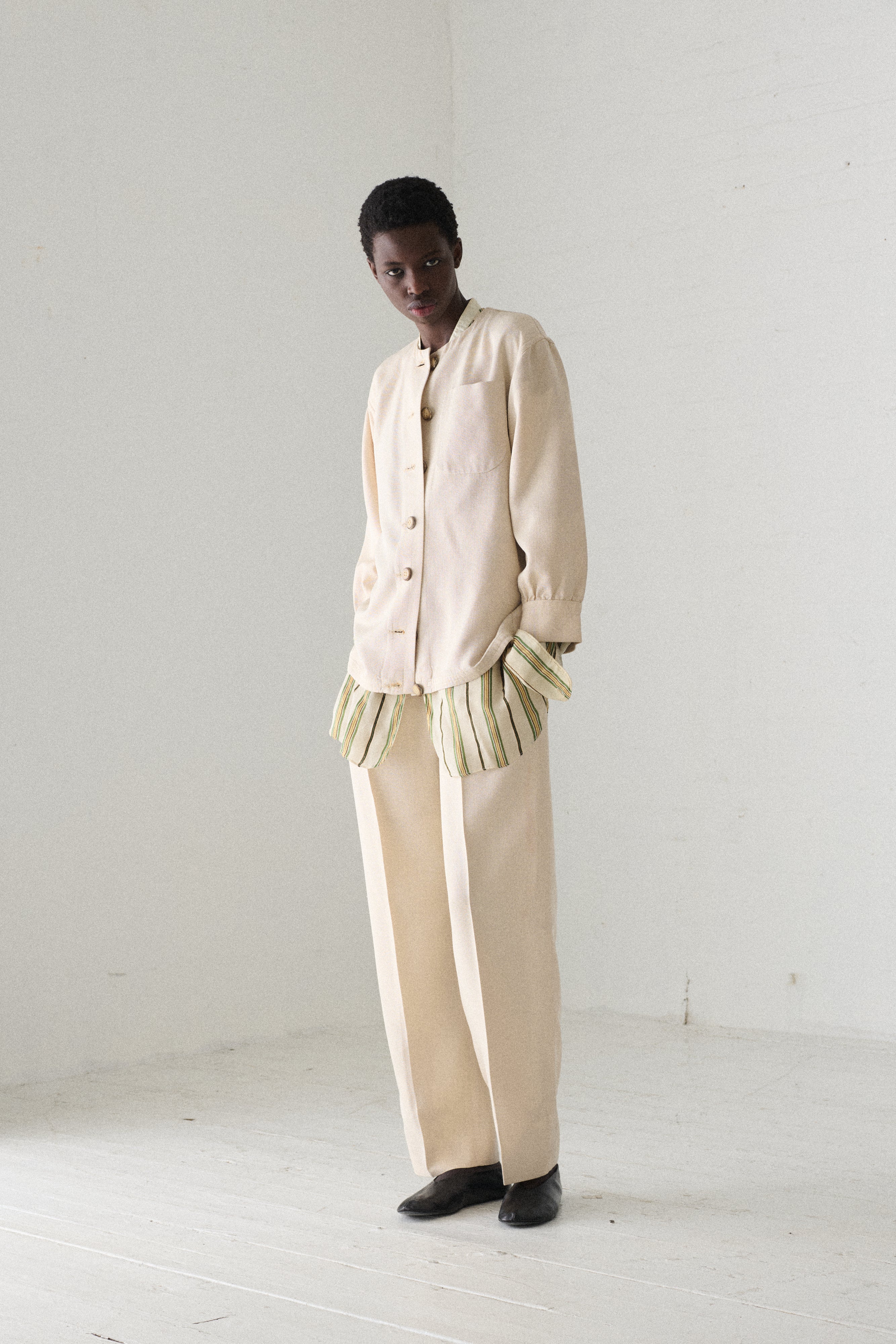 Ysl White Cotton Suit - Image 11