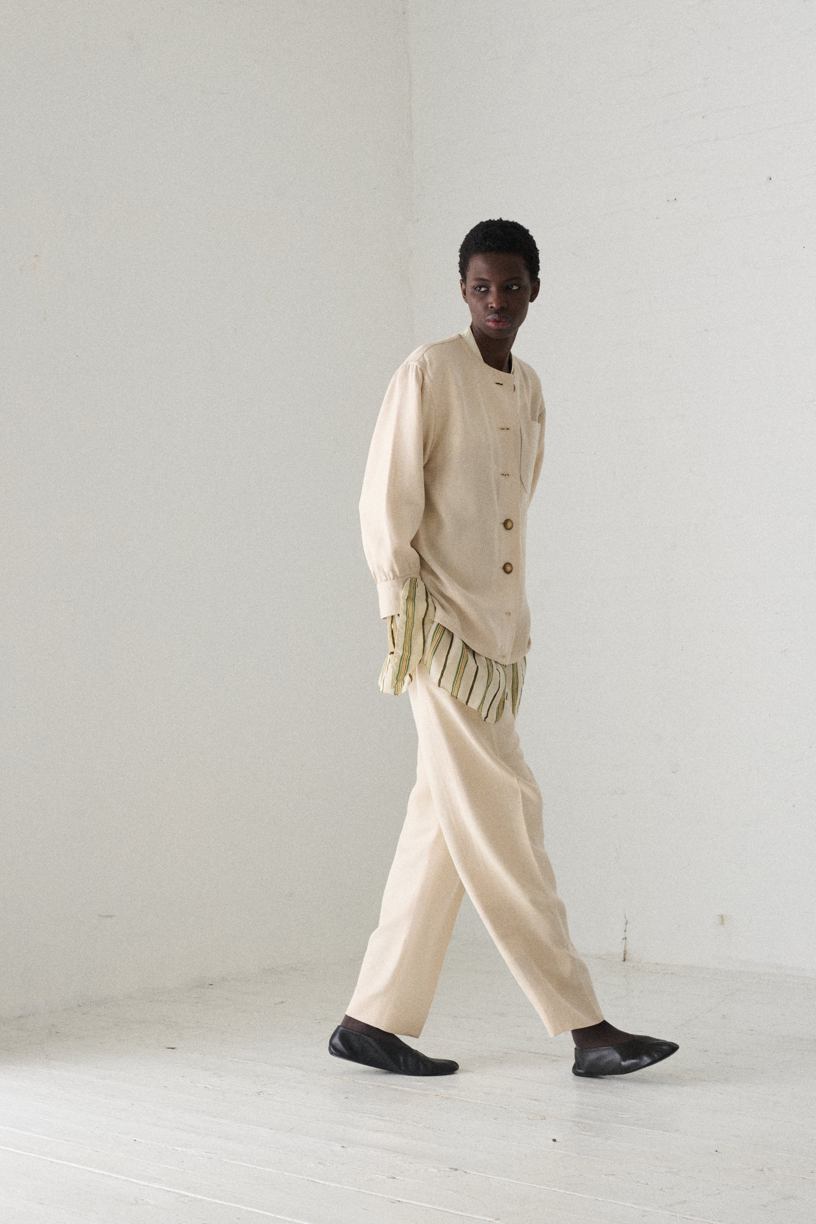 Ysl White Cotton Suit - Image 3