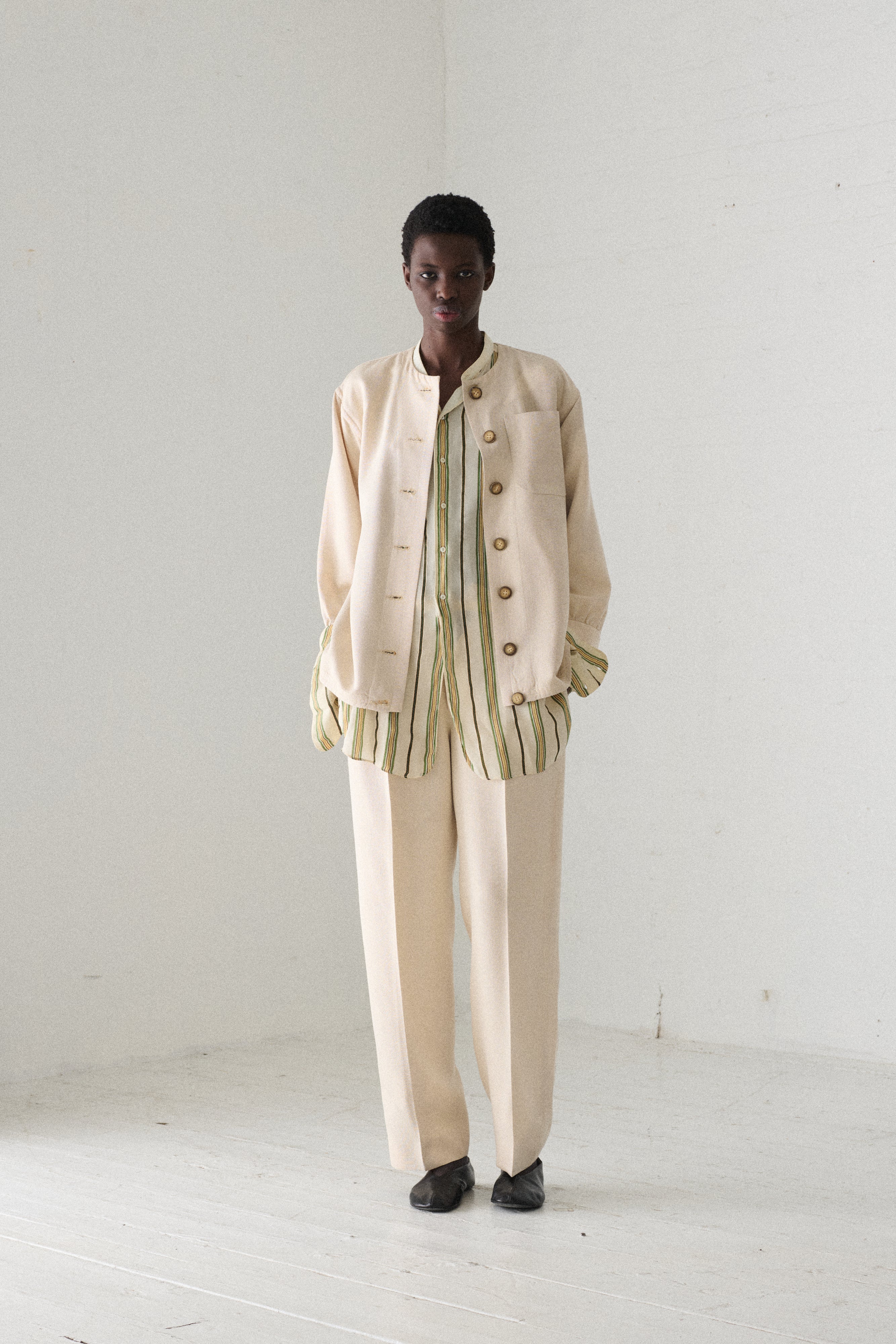 Ysl White Cotton Suit - Image 4