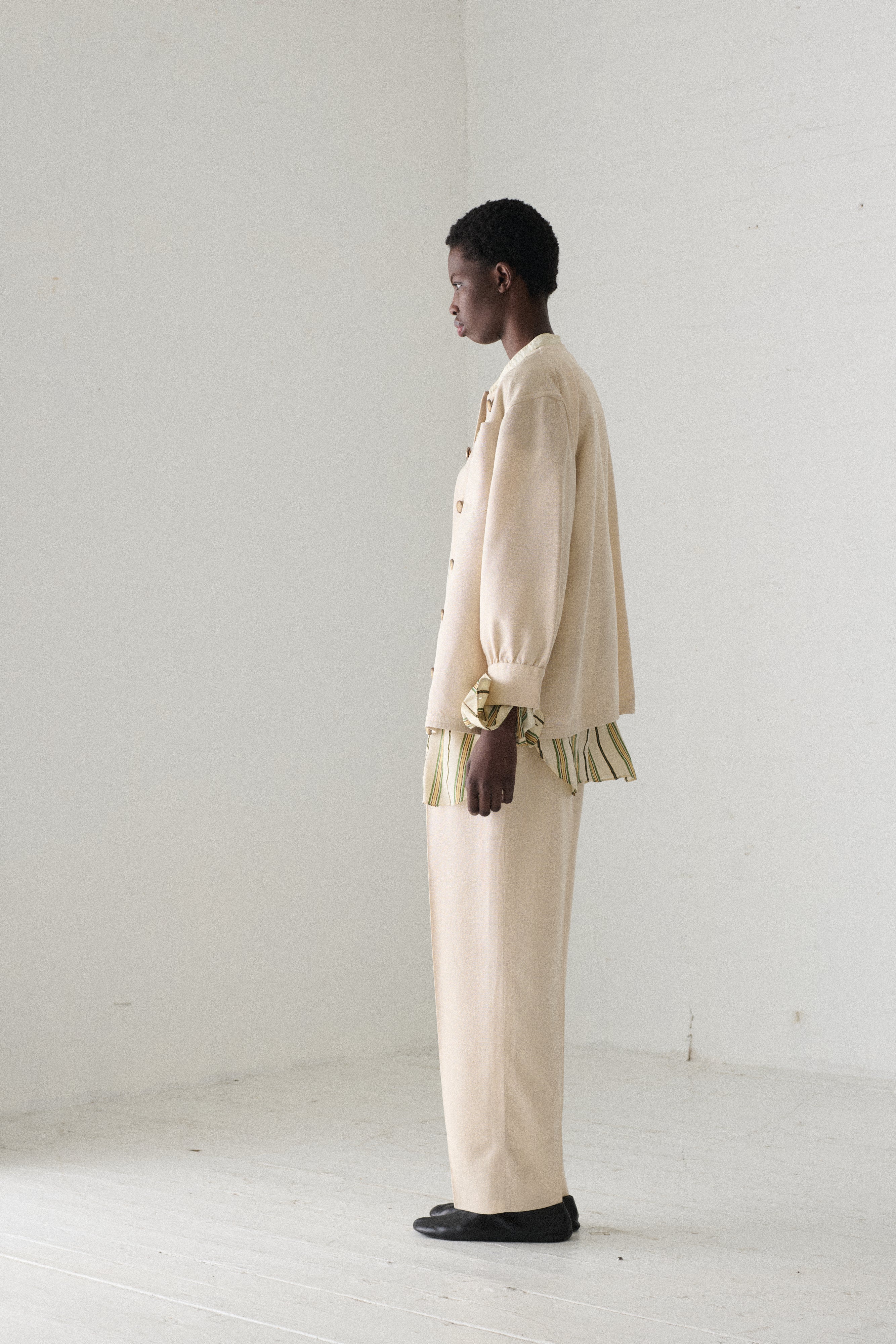 Ysl White Cotton Suit - Image 5