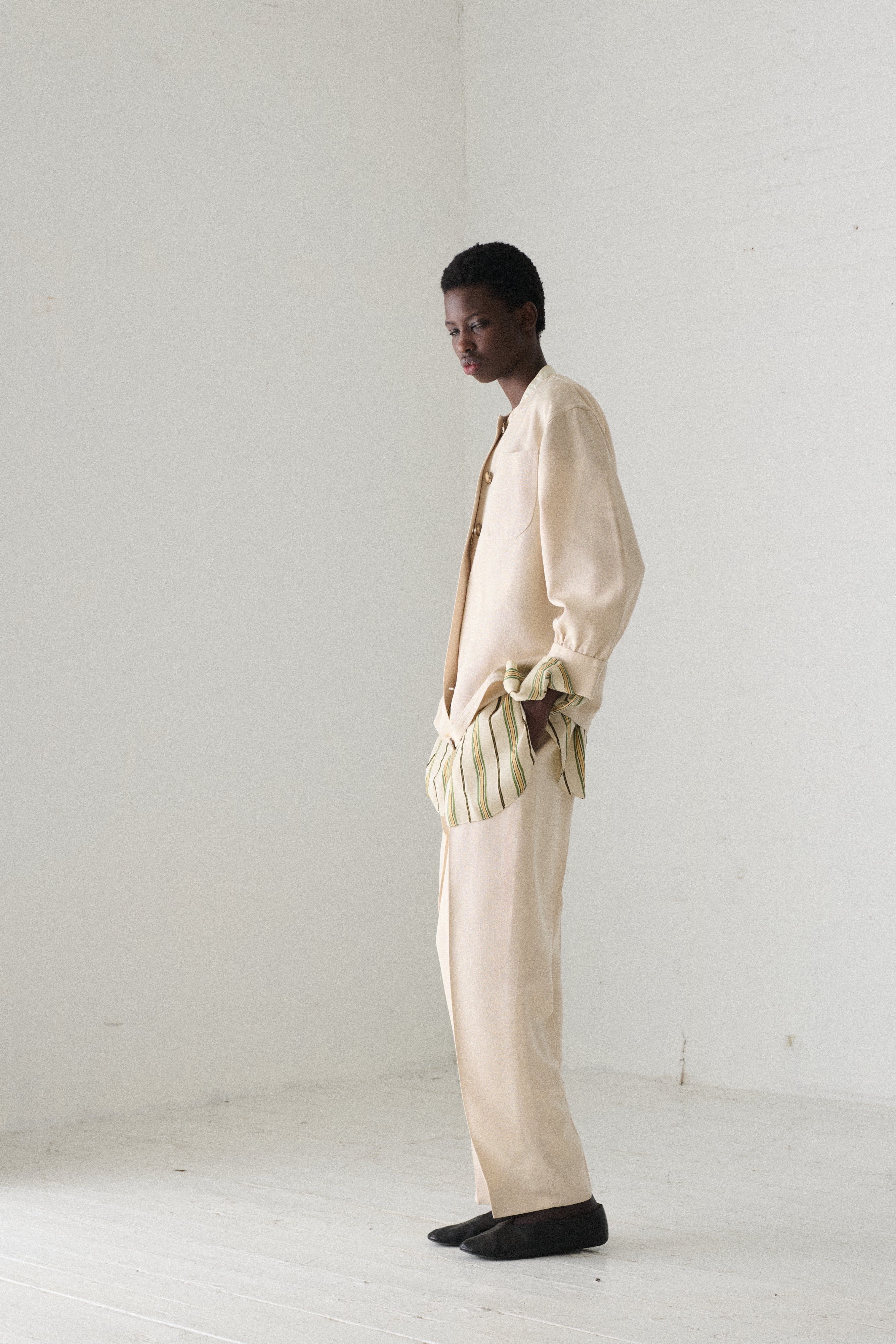 Ysl White Cotton Suit - Image 7