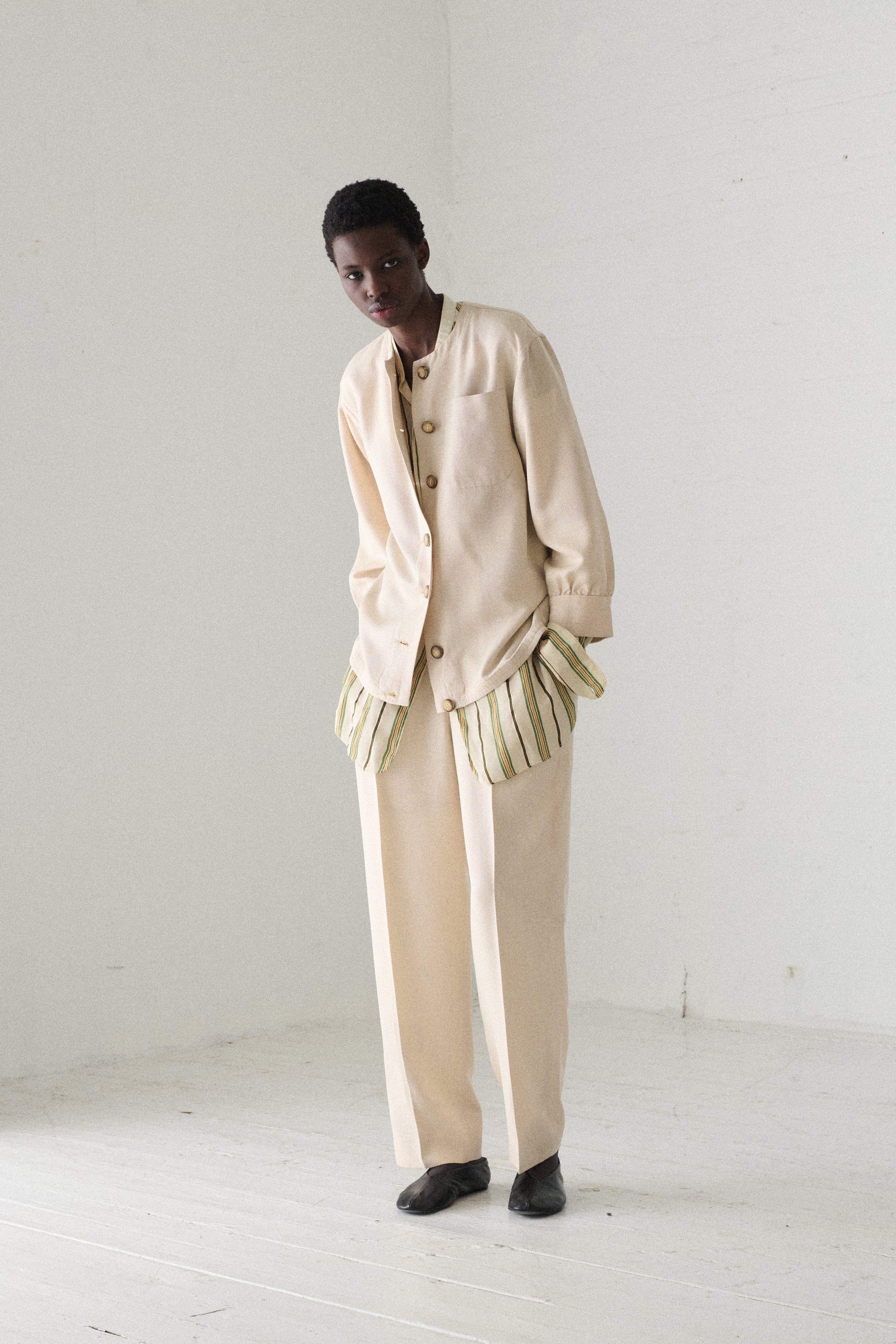 Ysl White Cotton Suit - Image 8